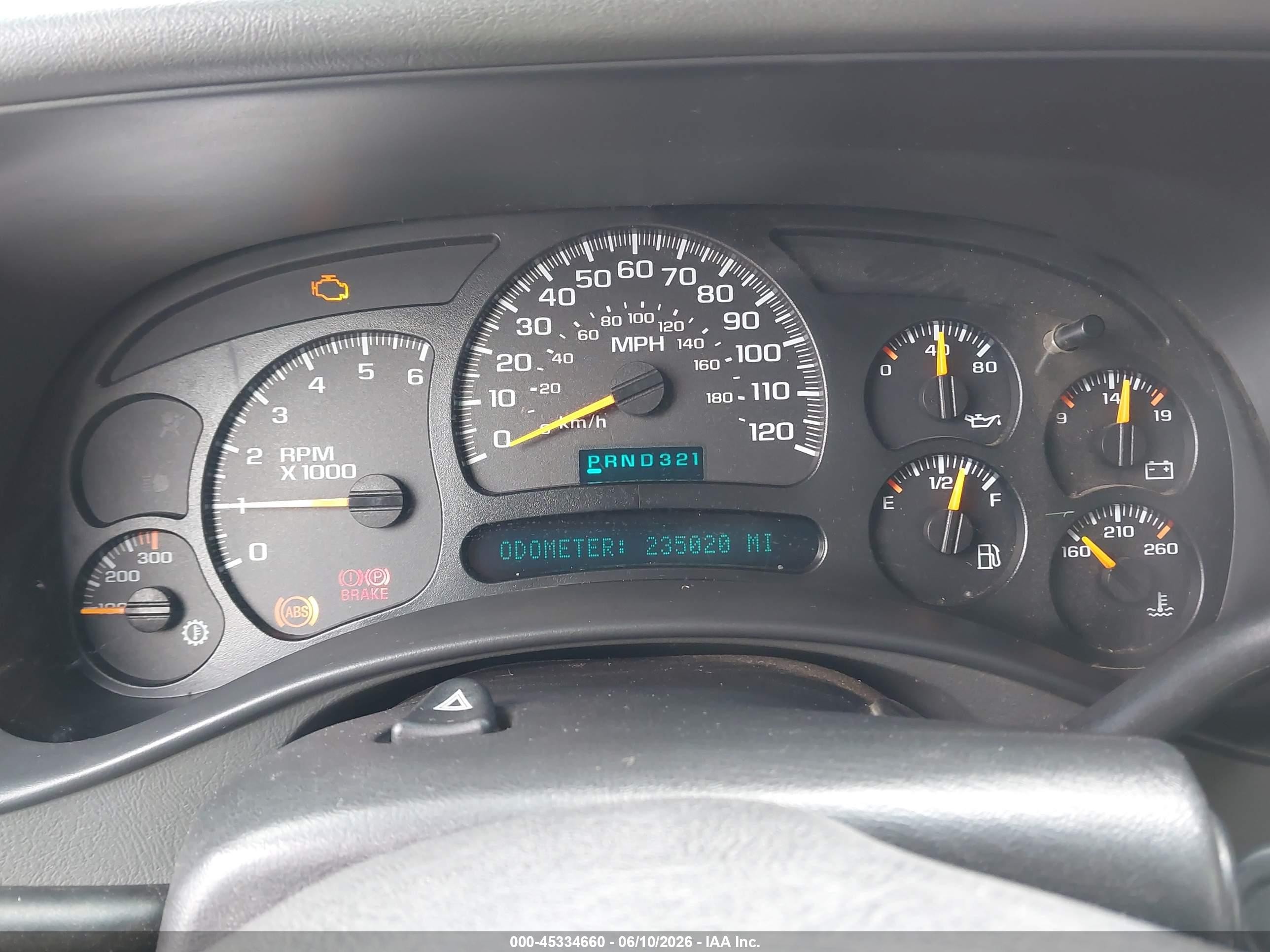 2005 Chevrolet Silverado 2500hd Ls Gray vin: 1GCHK23U05F812796