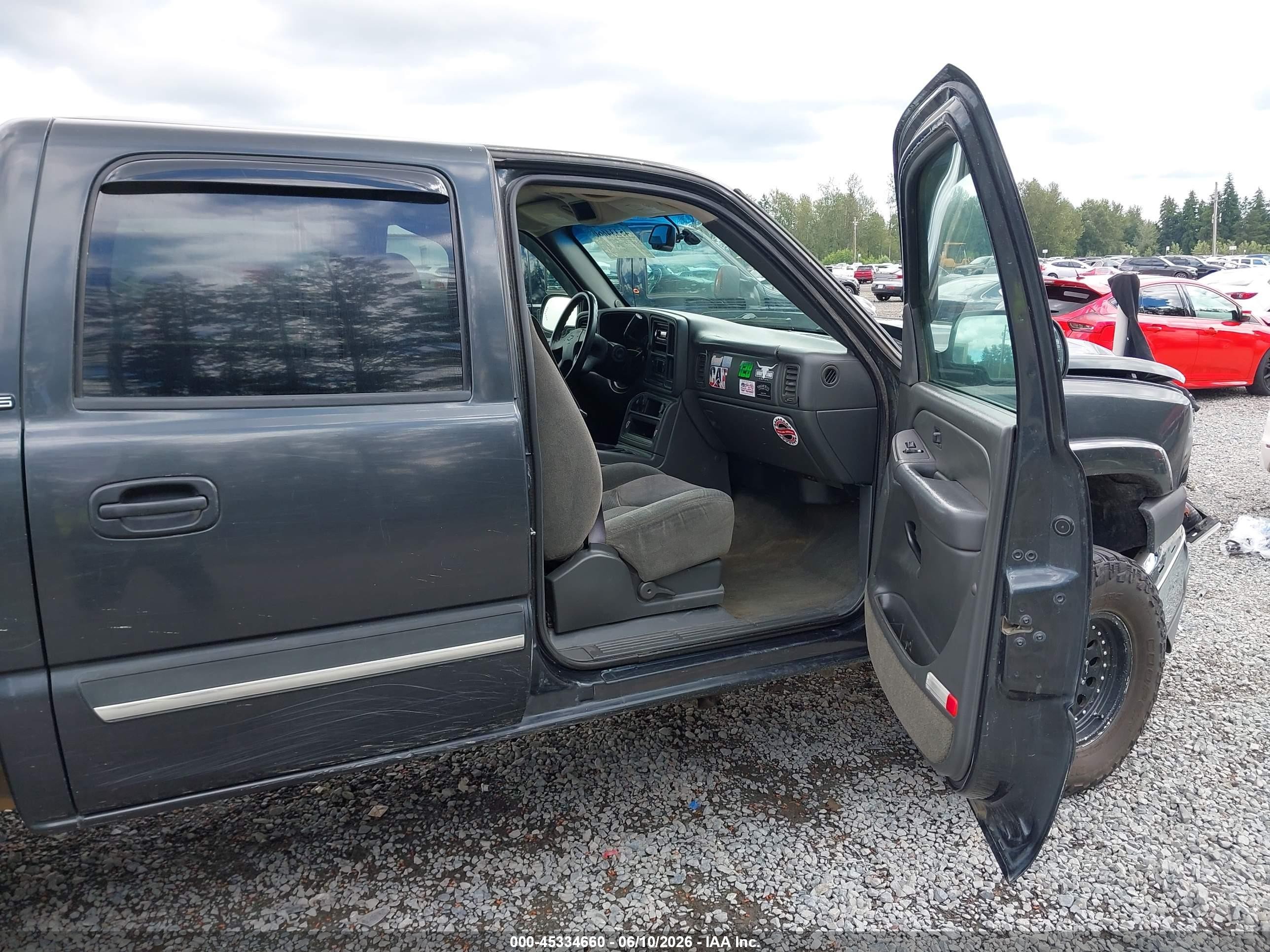 2005 Chevrolet Silverado 2500hd Ls Gray vin: 1GCHK23U05F812796
