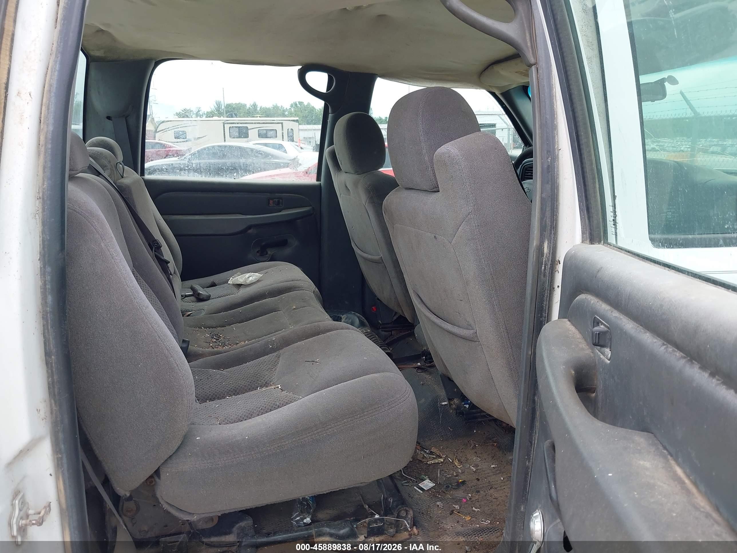 2006 Chevrolet Silverado 2500hd Work Truck White vin: 1GCHK23U06F262761