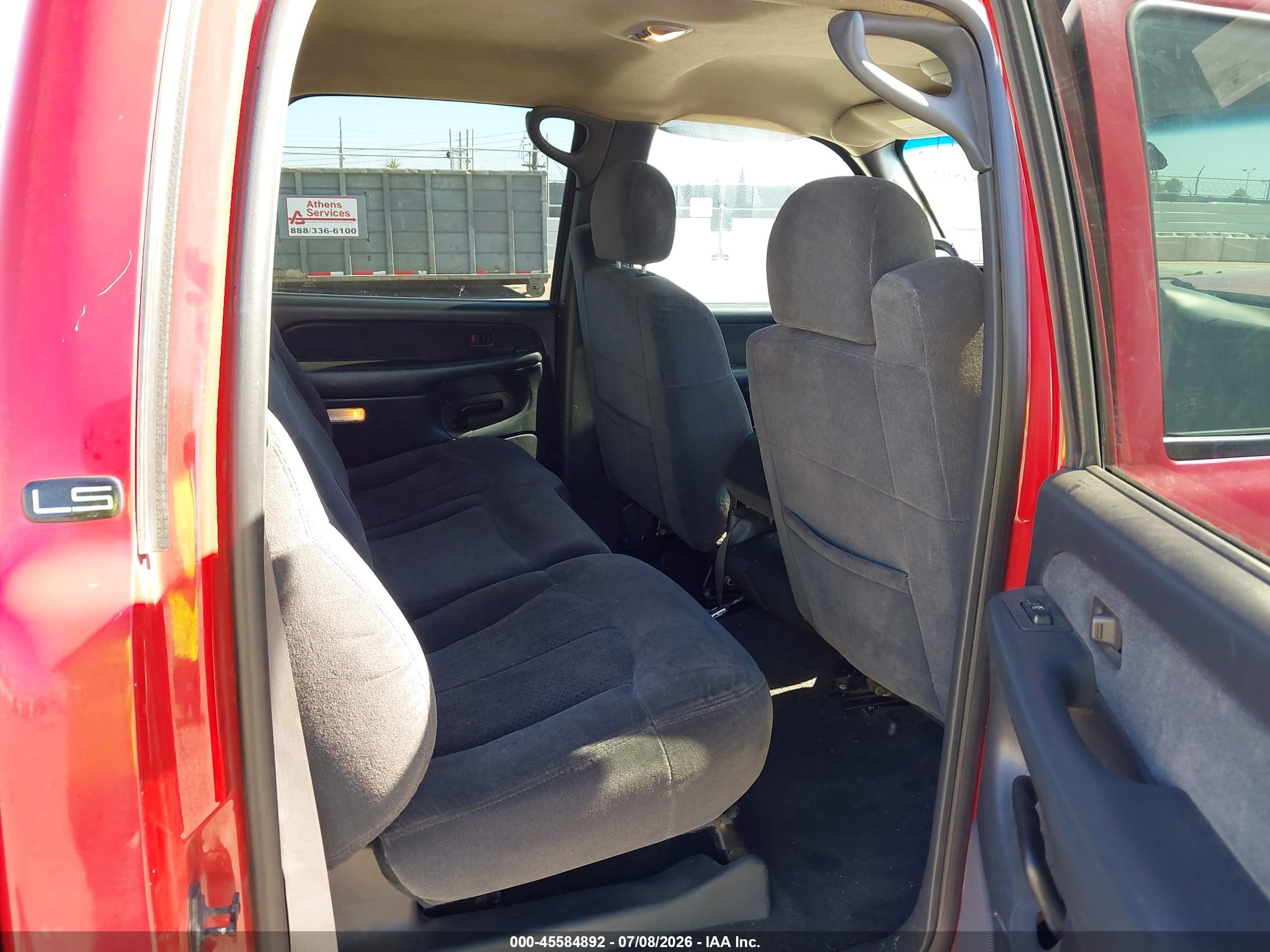 2002 Chevrolet Silverado 2500hd Ls Red vin: 1GCHK23U12F181522