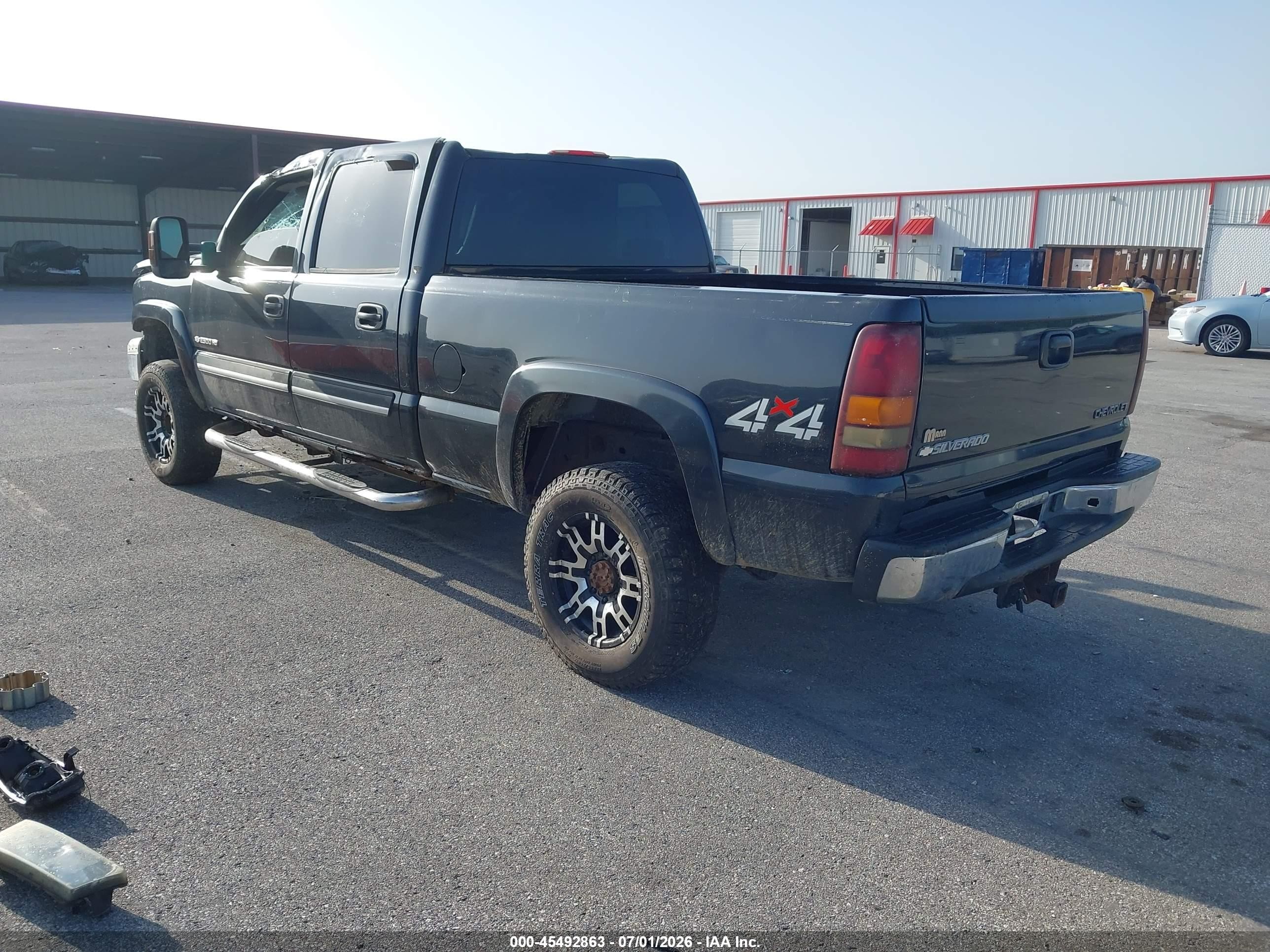 2004 Chevrolet Silverado 2500hd Ls Gray vin: 1GCHK23U14F133067