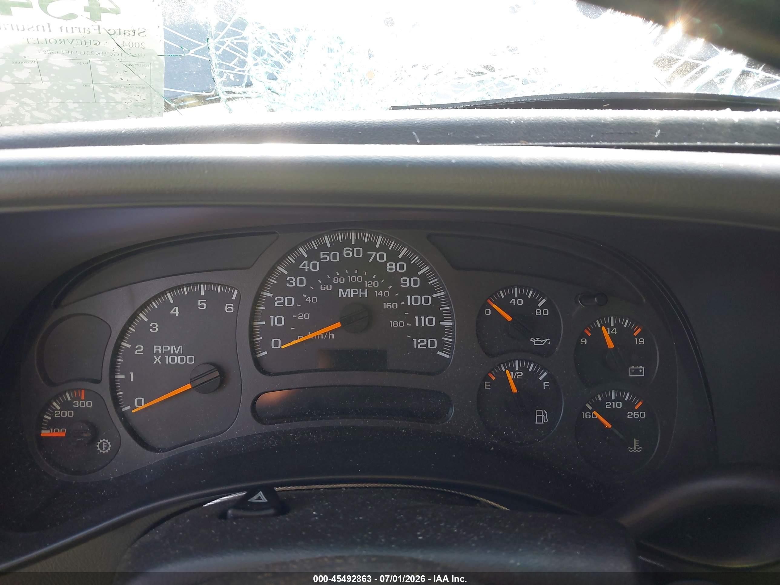 2004 Chevrolet Silverado 2500hd Ls Gray vin: 1GCHK23U14F133067