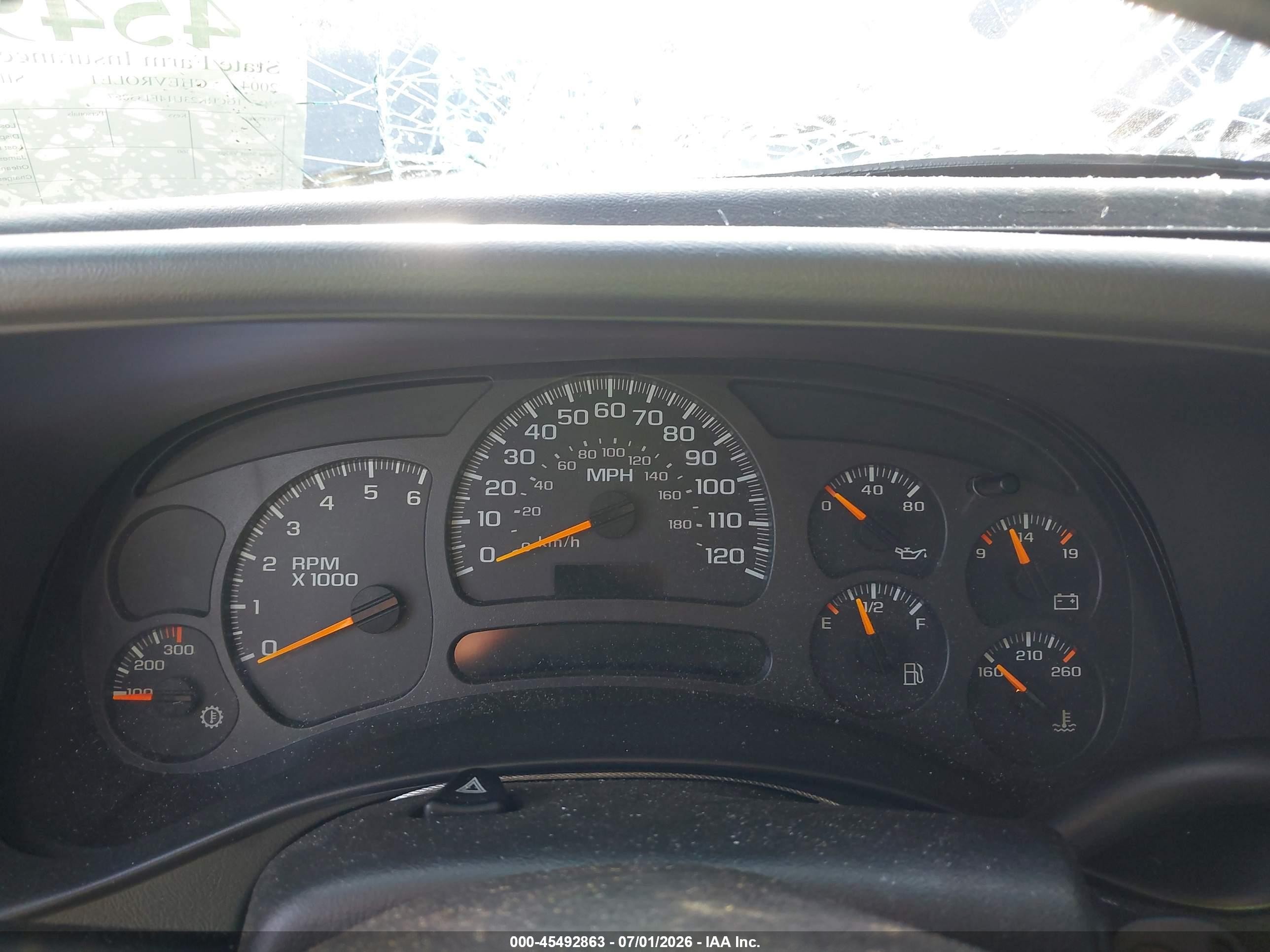 2004 Chevrolet Silverado 2500hd Ls Gray vin: 1GCHK23U14F133067