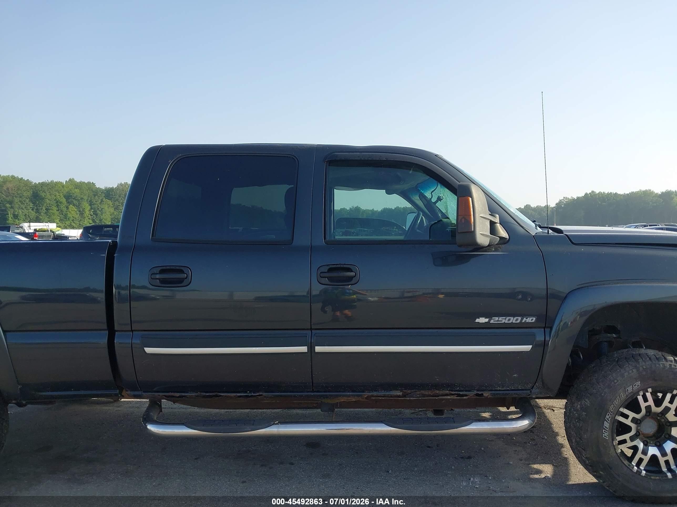 2004 Chevrolet Silverado 2500hd Ls Gray vin: 1GCHK23U14F133067