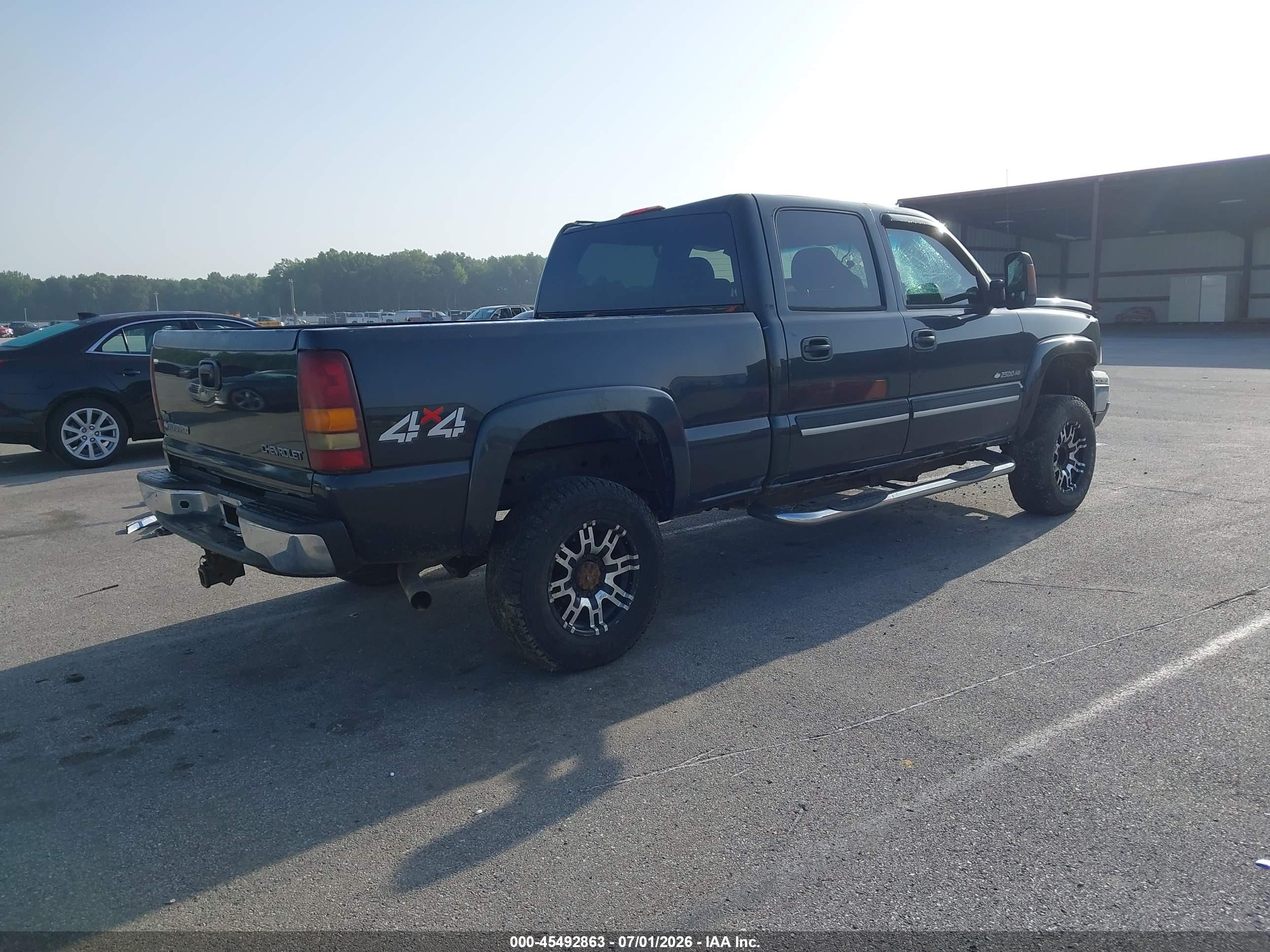 2004 Chevrolet Silverado 2500hd Ls Gray vin: 1GCHK23U14F133067