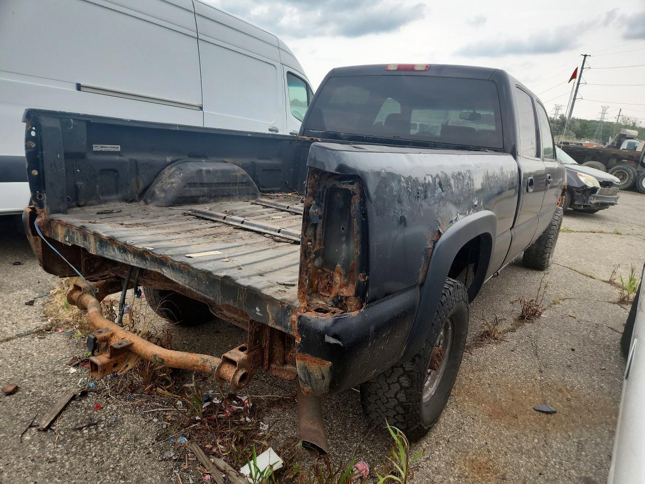 2007 Chevrolet Silverado K2500 Heavy Duty Черный vin: 1GCHK23U17F200951