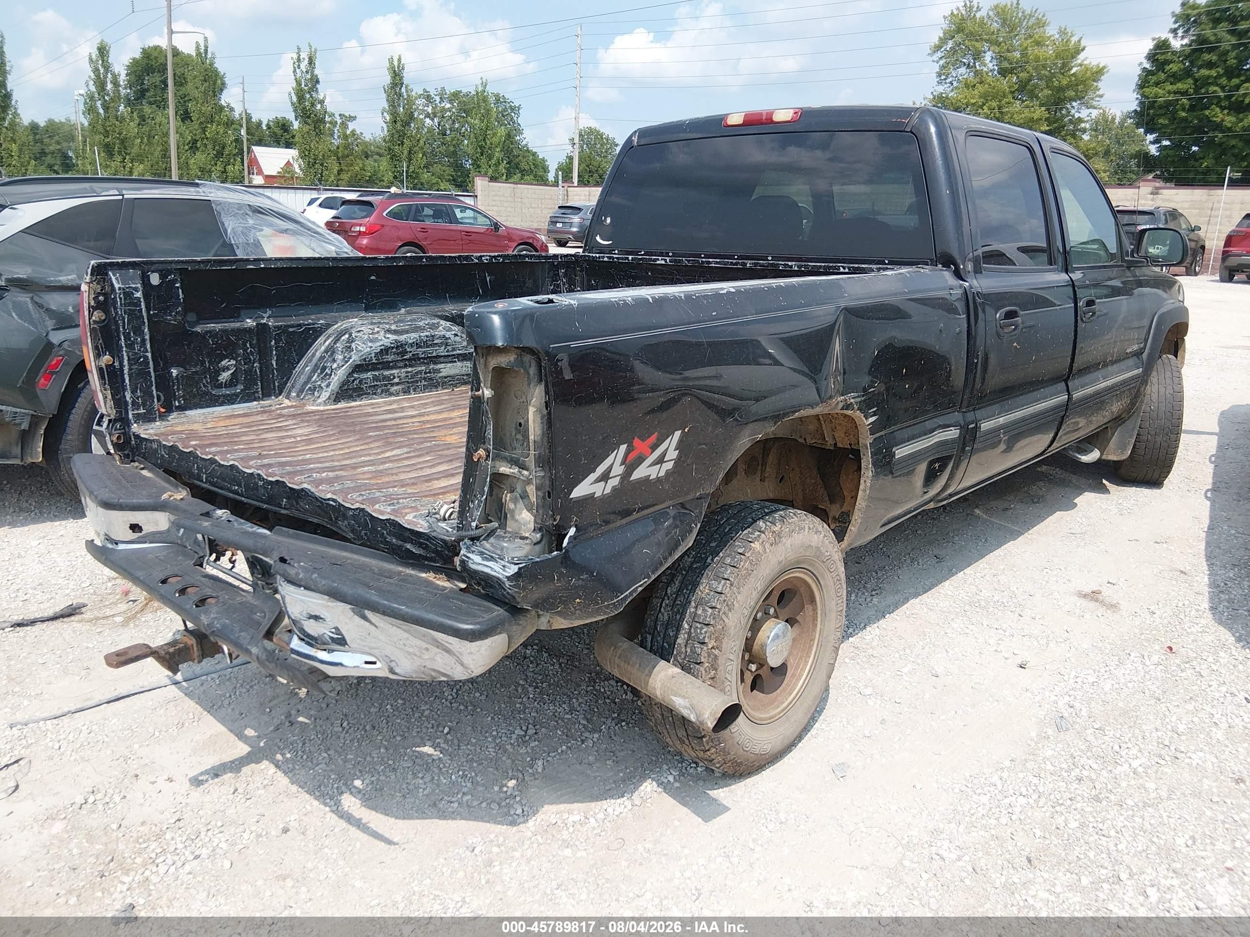 2002 Chevrolet Silverado 2500hd Lt Black vin: 1GCHK23U22F235555