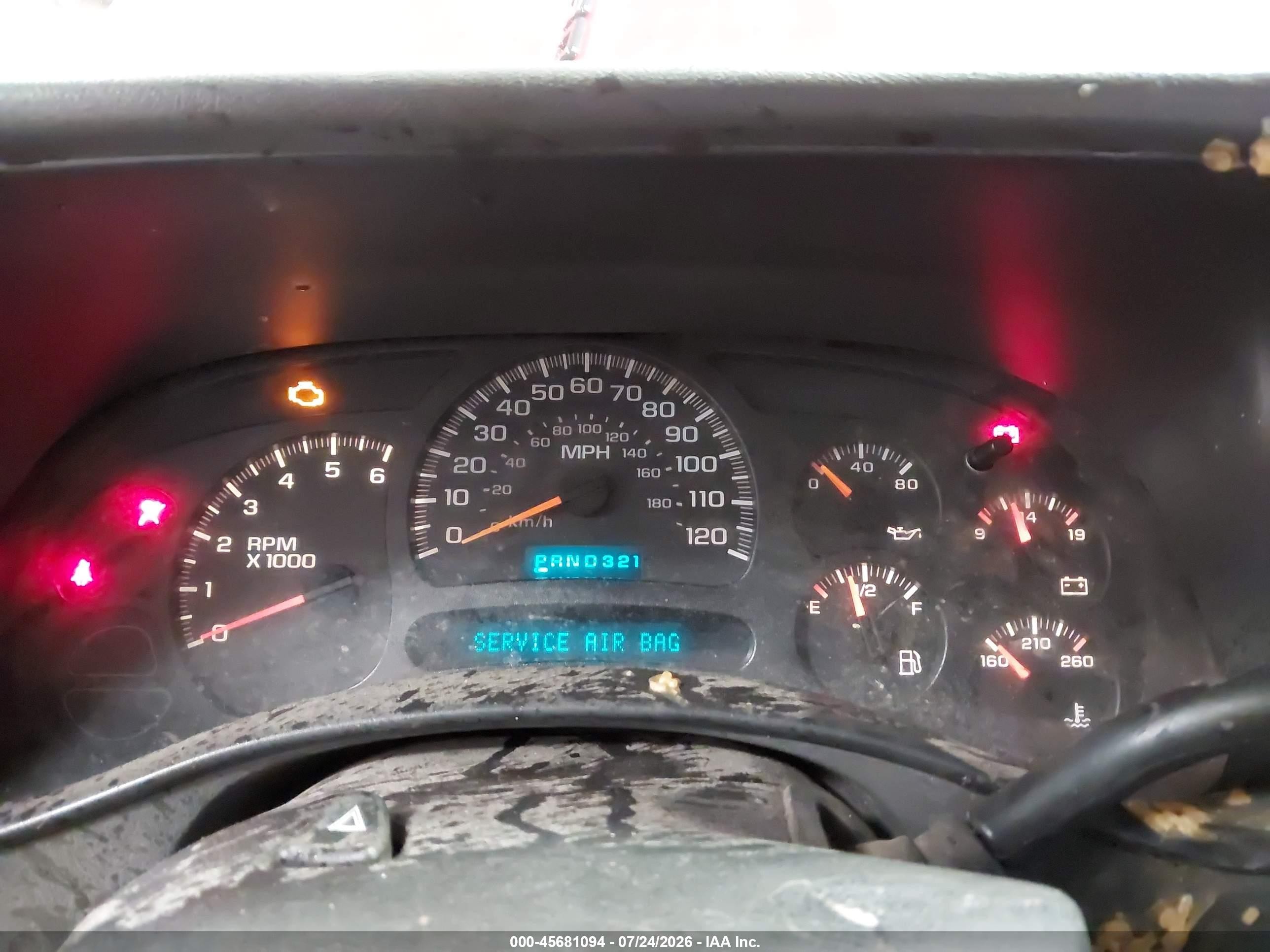 2003 Chevrolet Silverado 2500hd Ls Red vin: 1GCHK23U23F178355