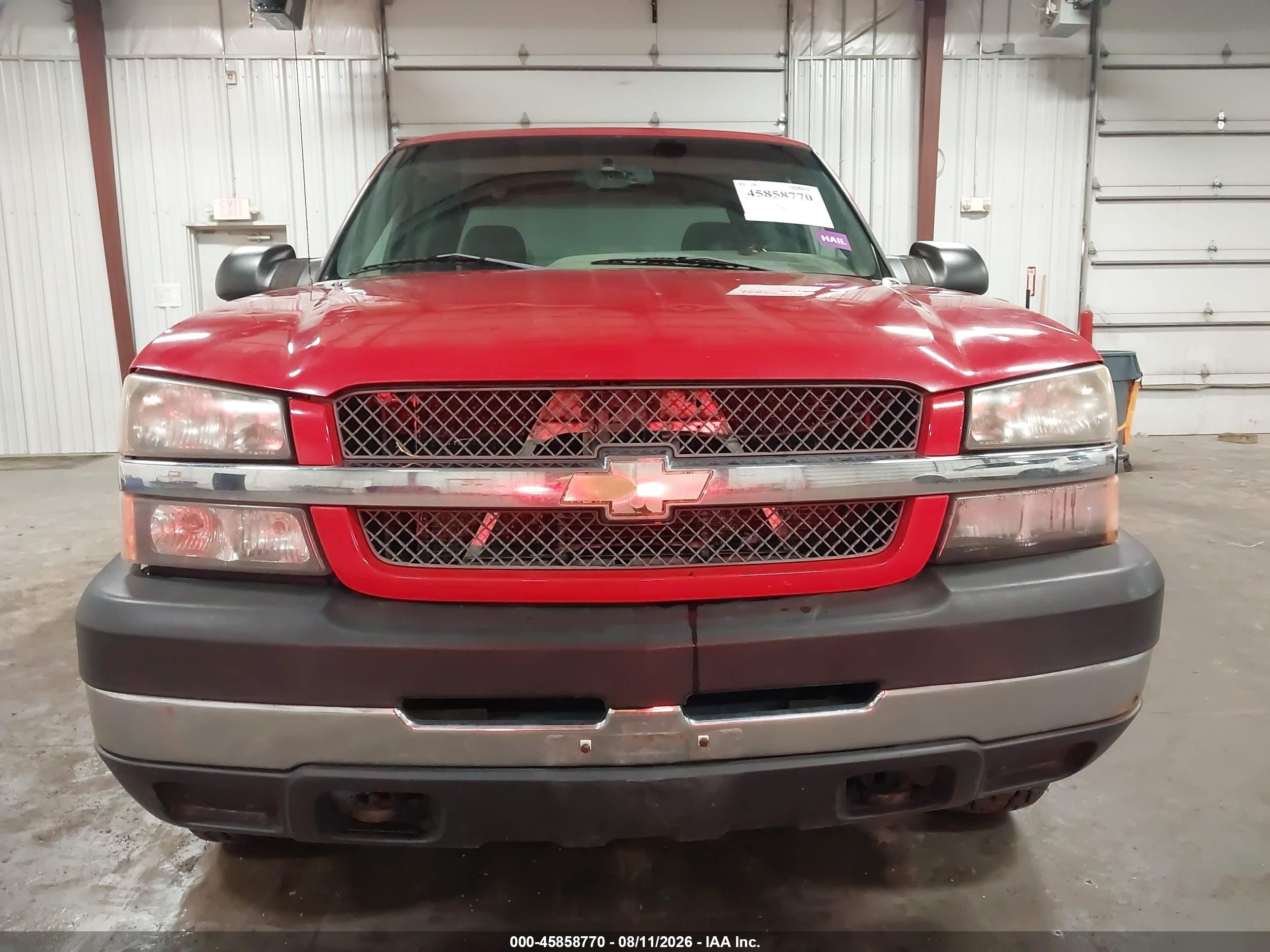 2004 Chevrolet Silverado 2500hd Ls Красный vin: 1GCHK23U24F253010