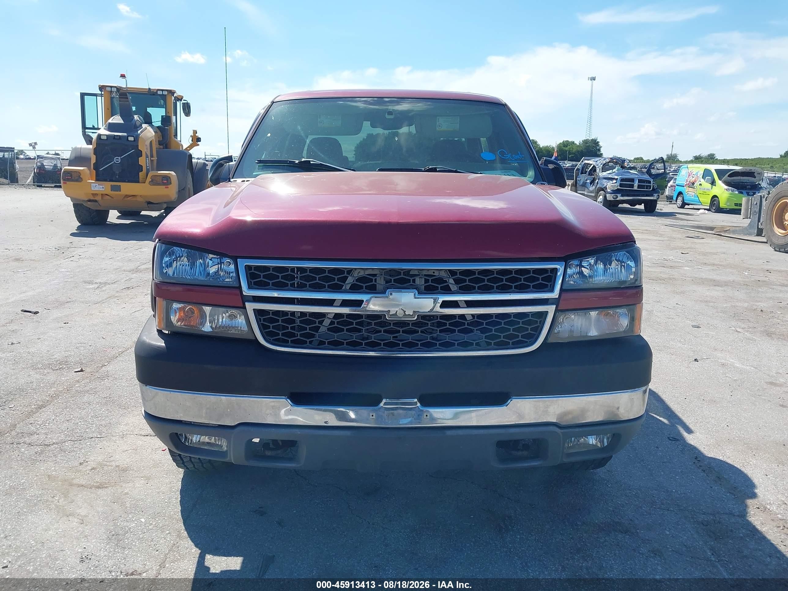 2005 Chevrolet Silverado 2500hd Ls Maroon vin: 1GCHK23U25F874104