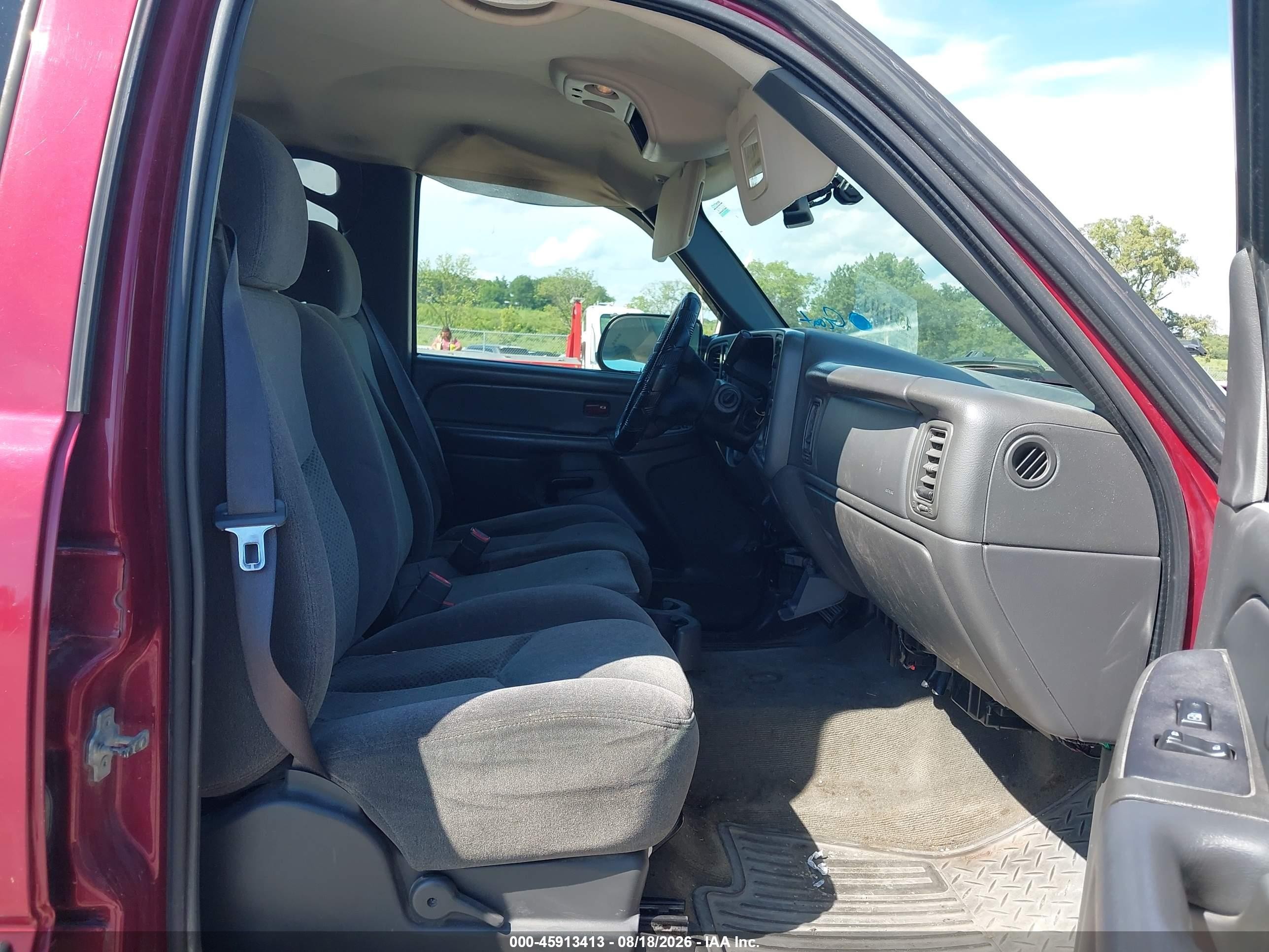 2005 Chevrolet Silverado 2500hd Ls Maroon vin: 1GCHK23U25F874104