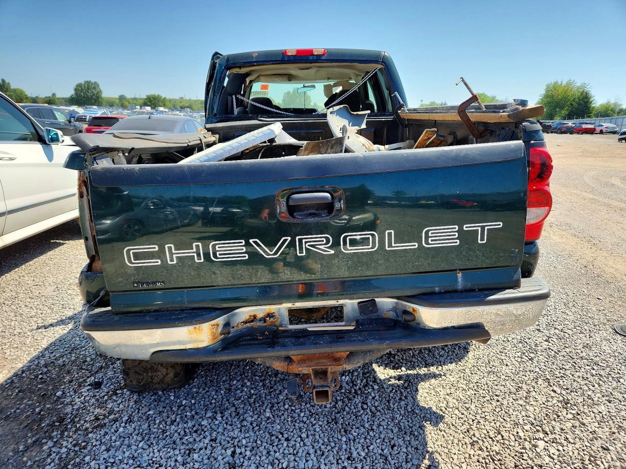 2005 Chevrolet Silverado K2500 Heavy Duty Green vin: 1GCHK23U25F942613