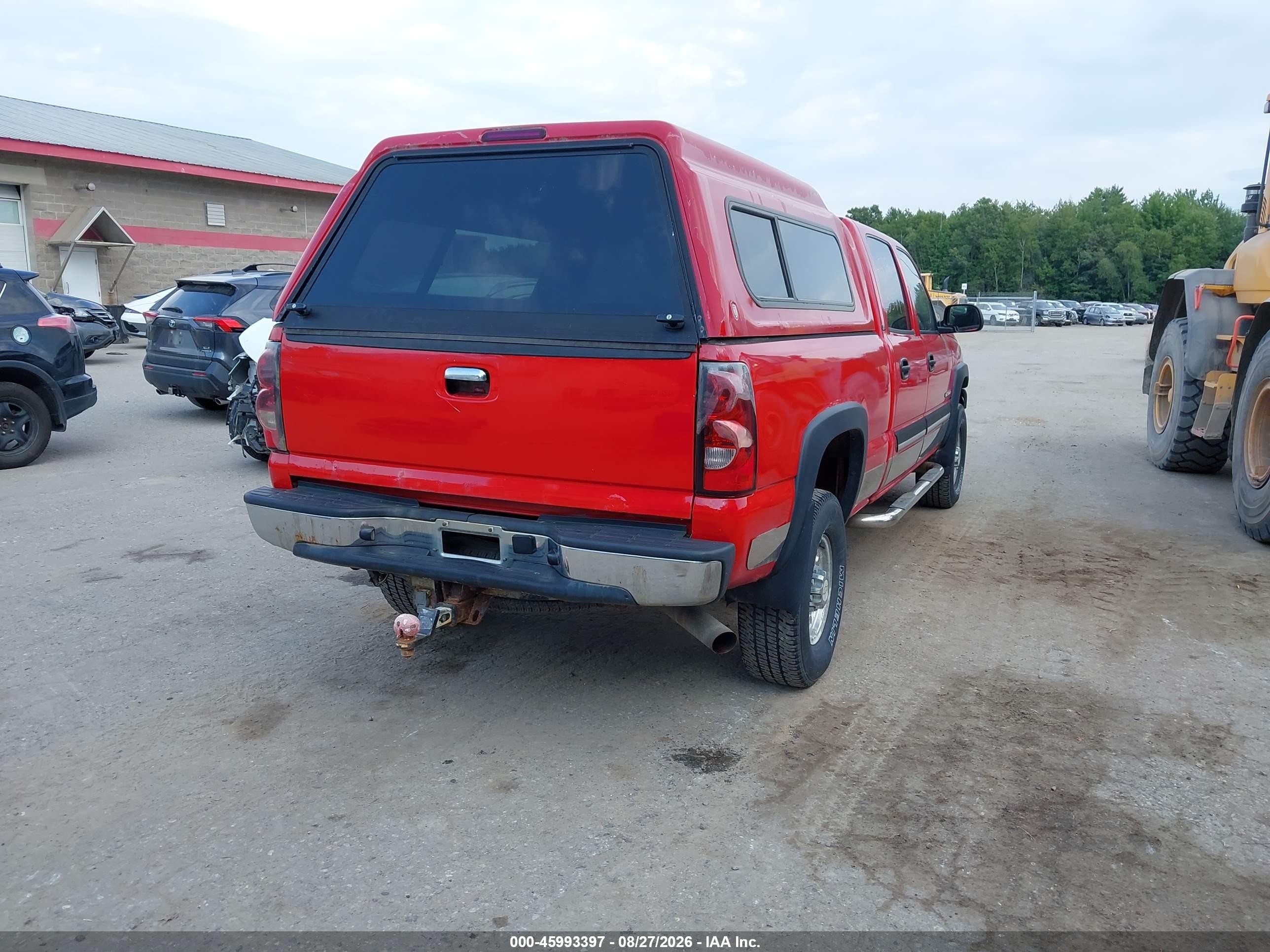 2006 Chevrolet Silverado 2500hd Lt1 Red vin: 1GCHK23U26F166128