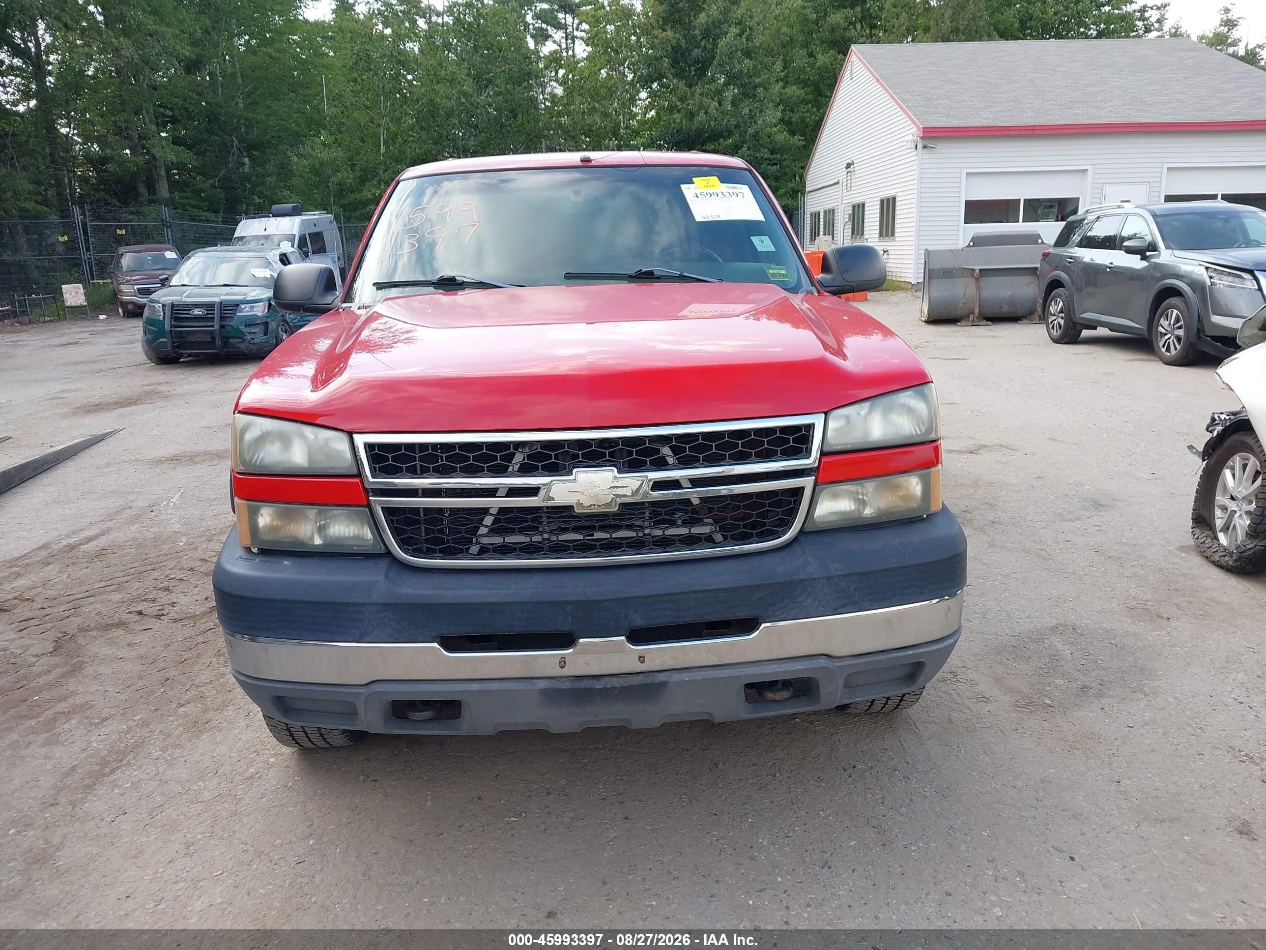 2006 Chevrolet Silverado 2500hd Lt1 Red vin: 1GCHK23U26F166128