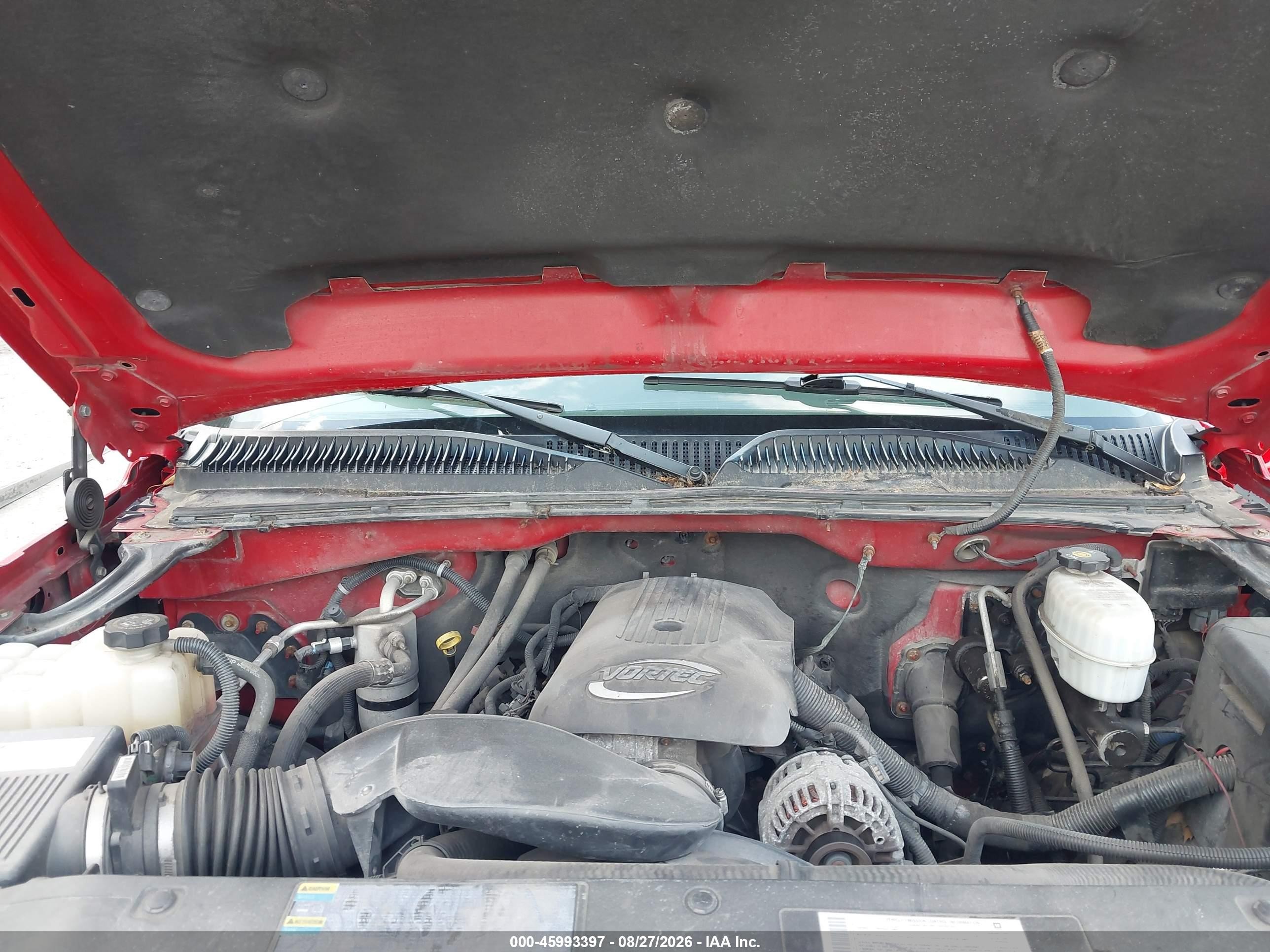 2006 Chevrolet Silverado 2500hd Lt1 Red vin: 1GCHK23U26F166128