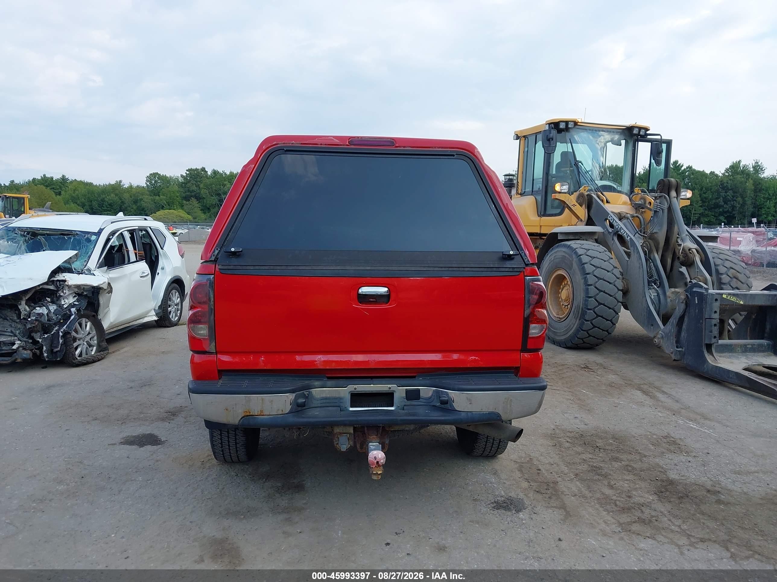 2006 Chevrolet Silverado 2500hd Lt1 Red vin: 1GCHK23U26F166128