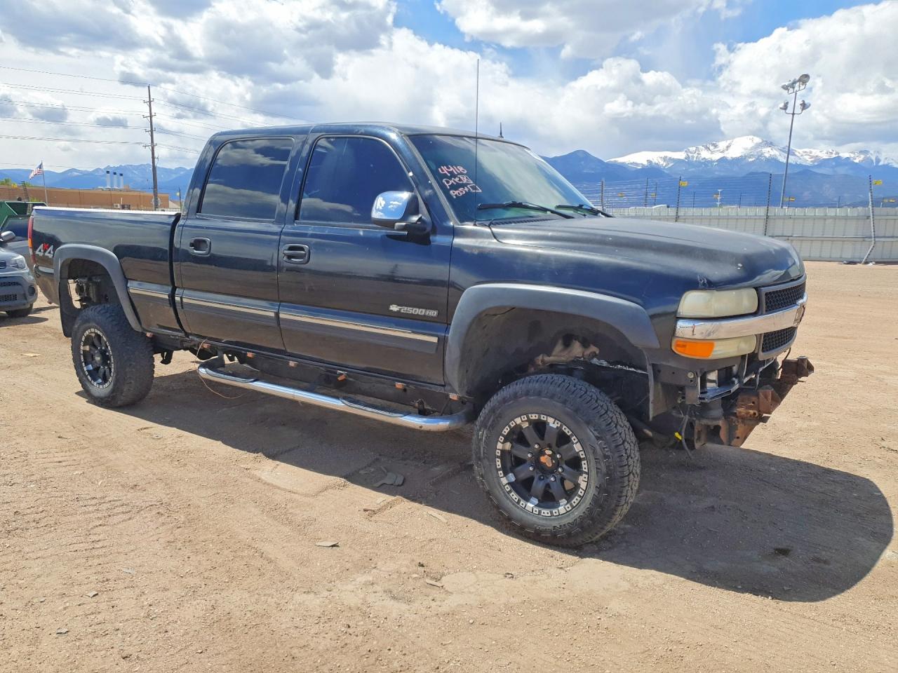 2002 Chevrolet Silverado K2500 Heavy Duty Black vin: 1GCHK23U32F127705