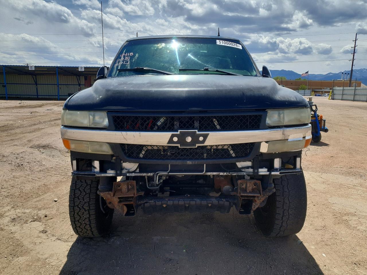 2002 Chevrolet Silverado K2500 Heavy Duty Black vin: 1GCHK23U32F127705