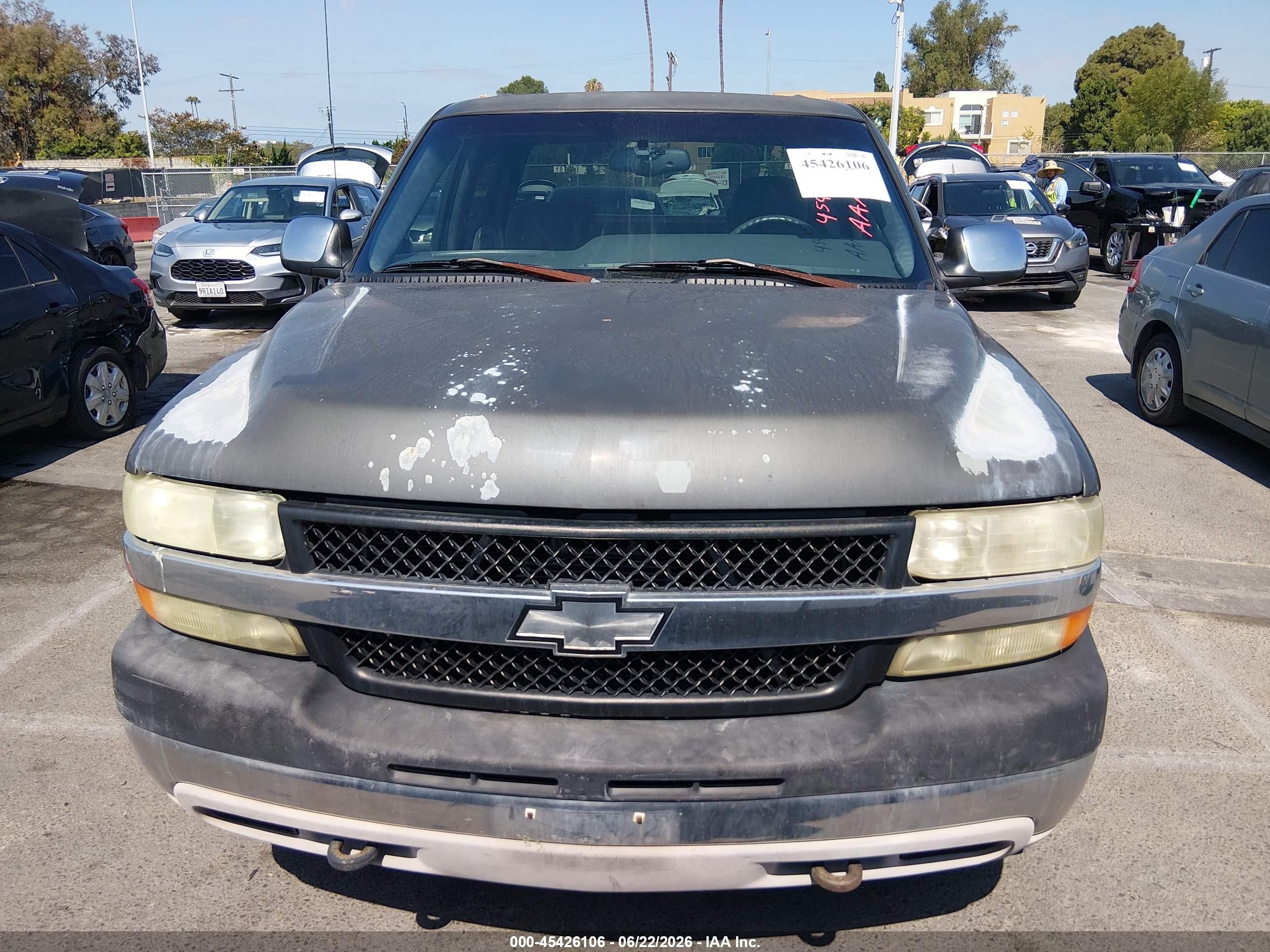2002 Chevrolet Silverado 2500hd Ls Gray vin: 1GCHK23U32F197740