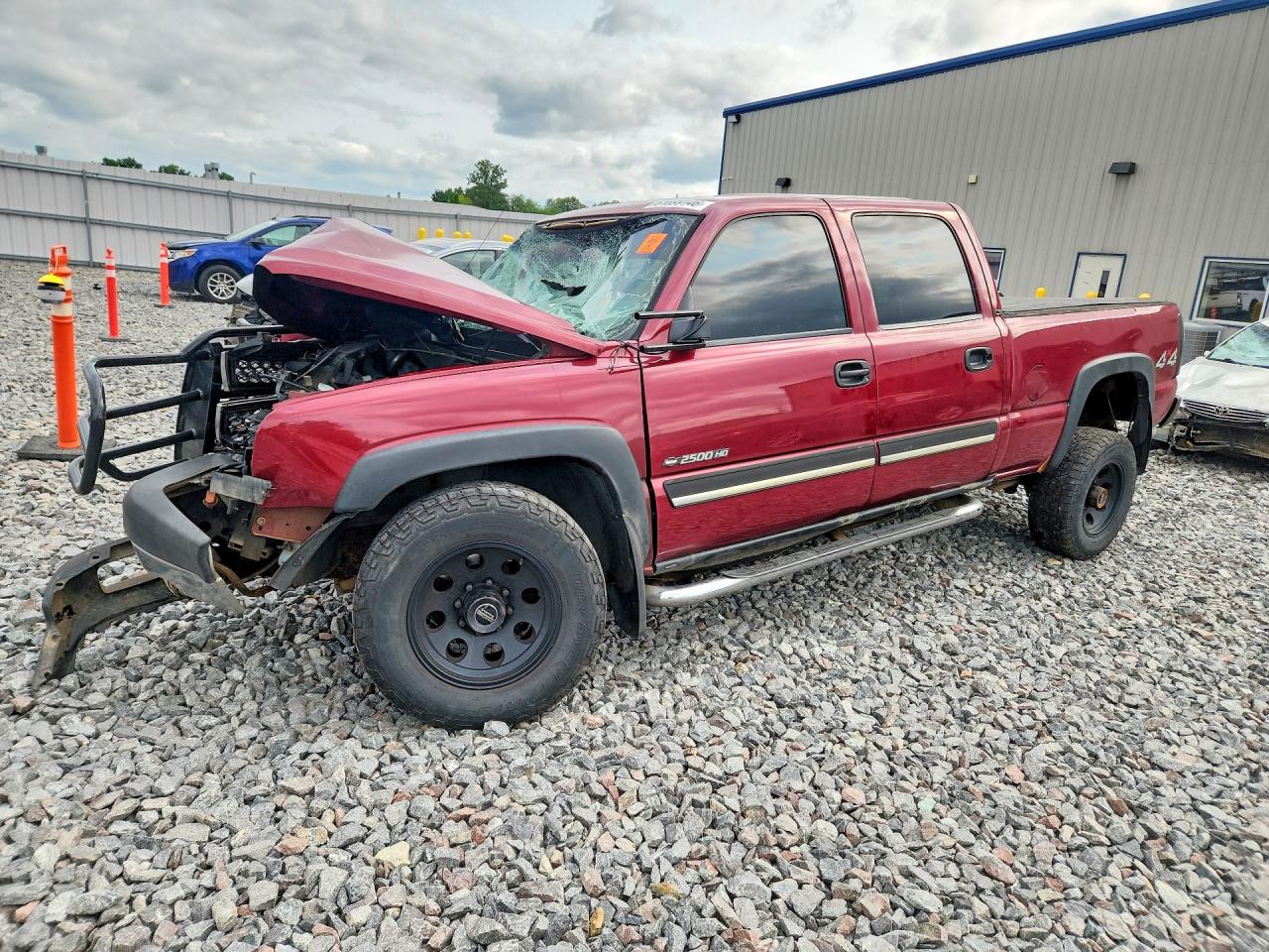 2006 Chevrolet Silverado K2500 Heavy Duty Maroon vin: 1GCHK23U36F266982