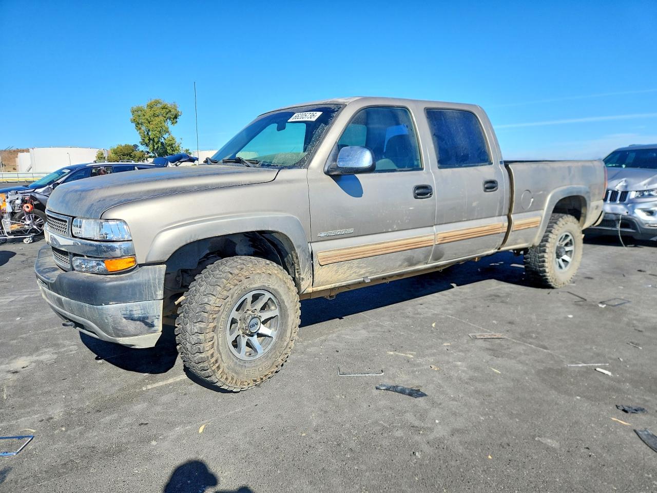 2001 Chevrolet Silverado K2500 Heavy Duty Gold vin: 1GCHK23U41F101788