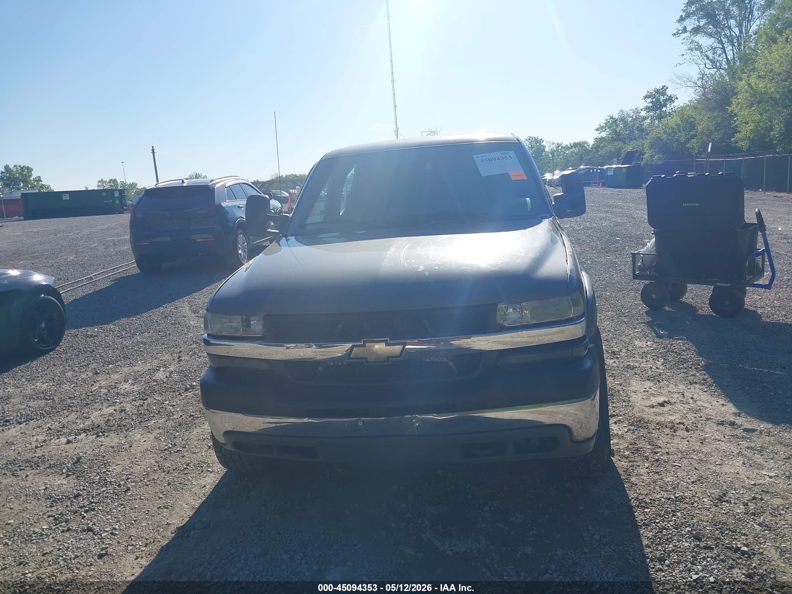 2001 Chevrolet Silverado 2500hd Ls Gray vin: 1GCHK23U51F122228