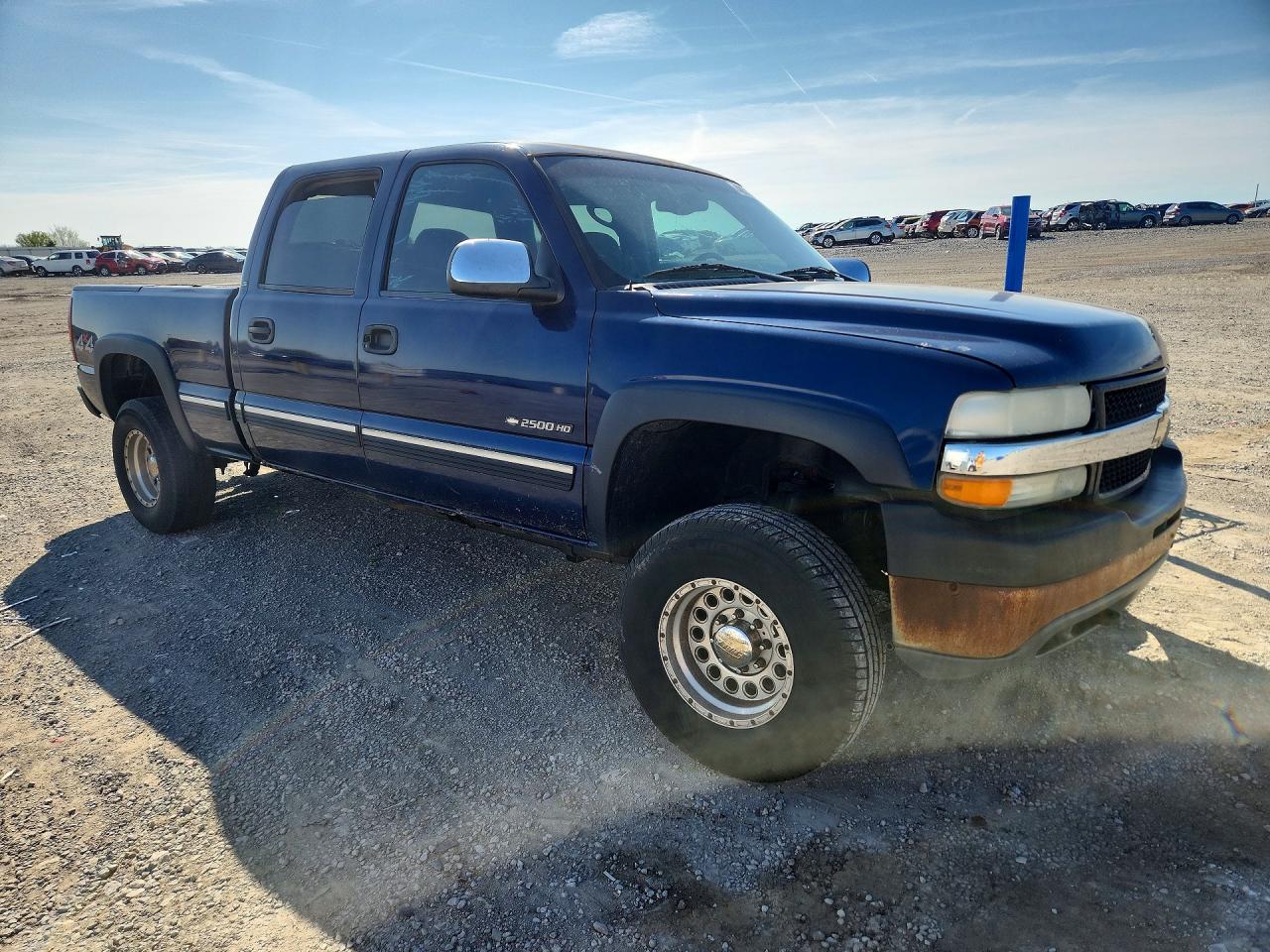 2001 Chevrolet Silverado K2500 Heavy Duty Blue vin: 1GCHK23U51F162535