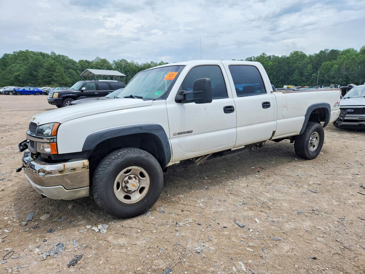 2003 Chevrolet Silverado K2500 Heavy Duty White vin: 1GCHK23U53F144569