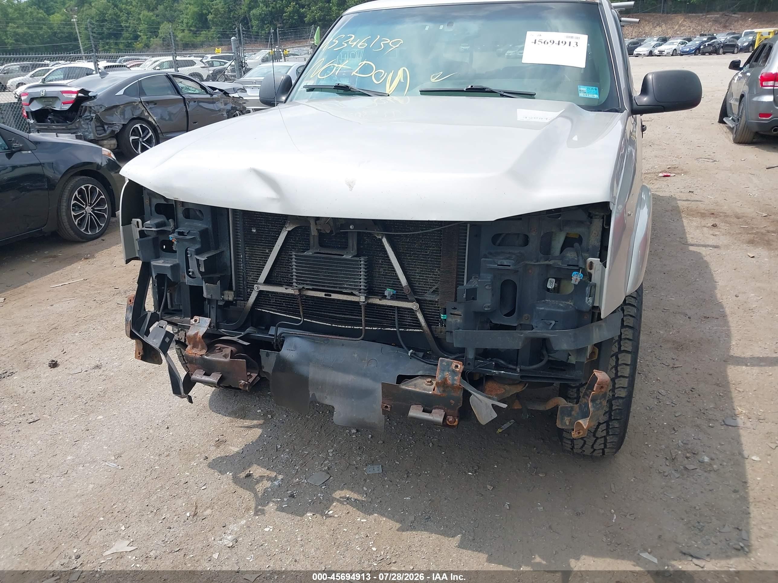 2005 Chevrolet Silverado 2500hd Ls Silver vin: 1GCHK23U55F857684