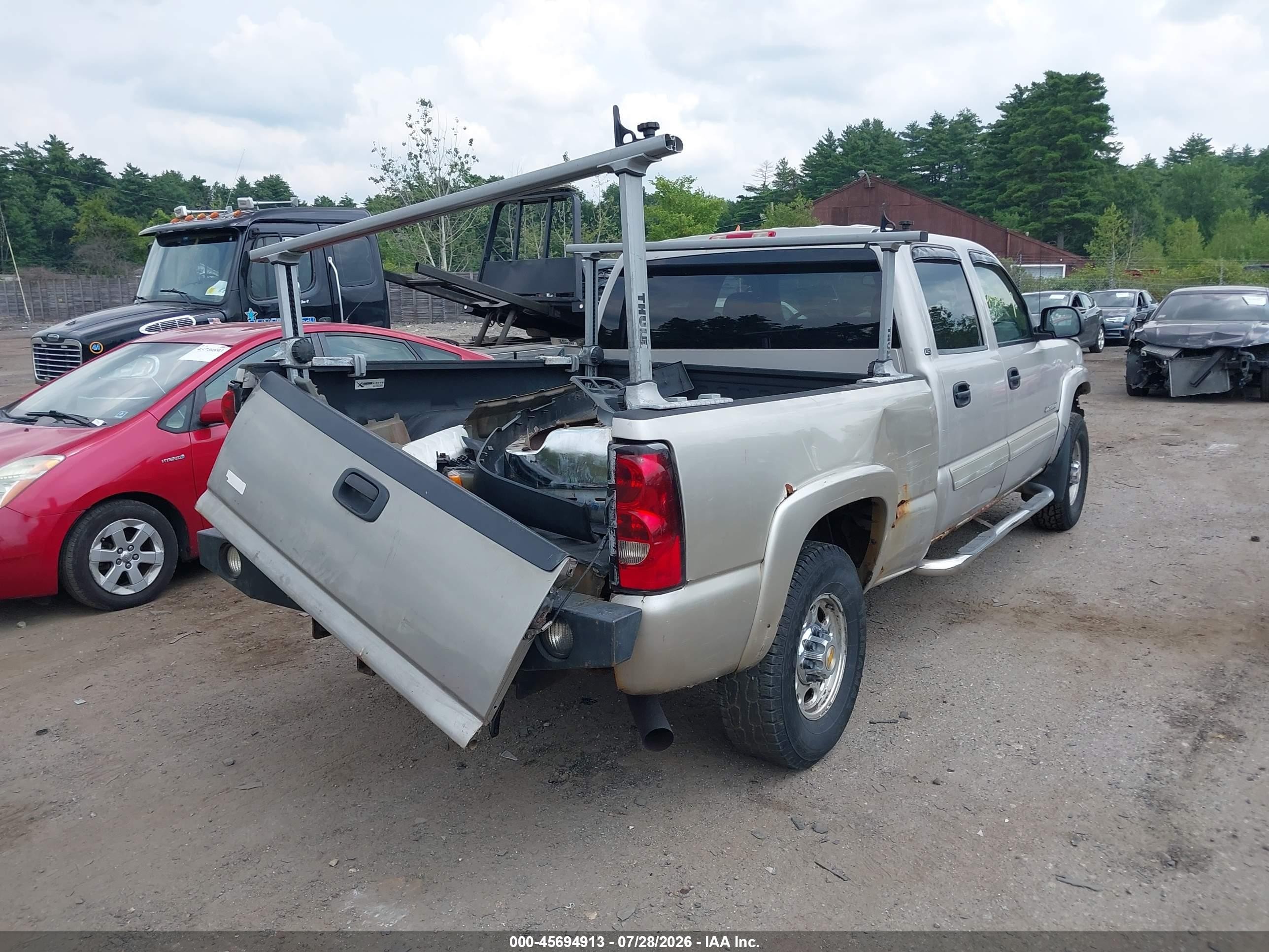 2005 Chevrolet Silverado 2500hd Ls Silver vin: 1GCHK23U55F857684