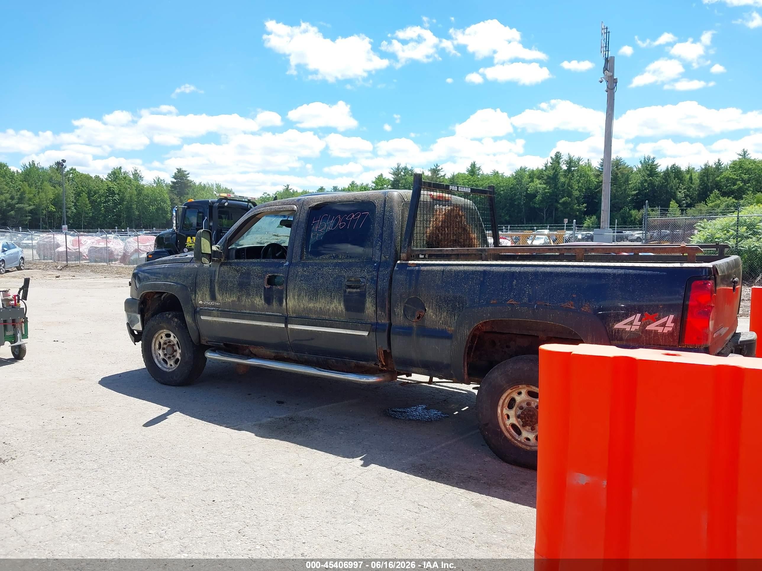 2006 Chevrolet Silverado 2500hd Lt3 Blue vin: 1GCHK23U56F116128