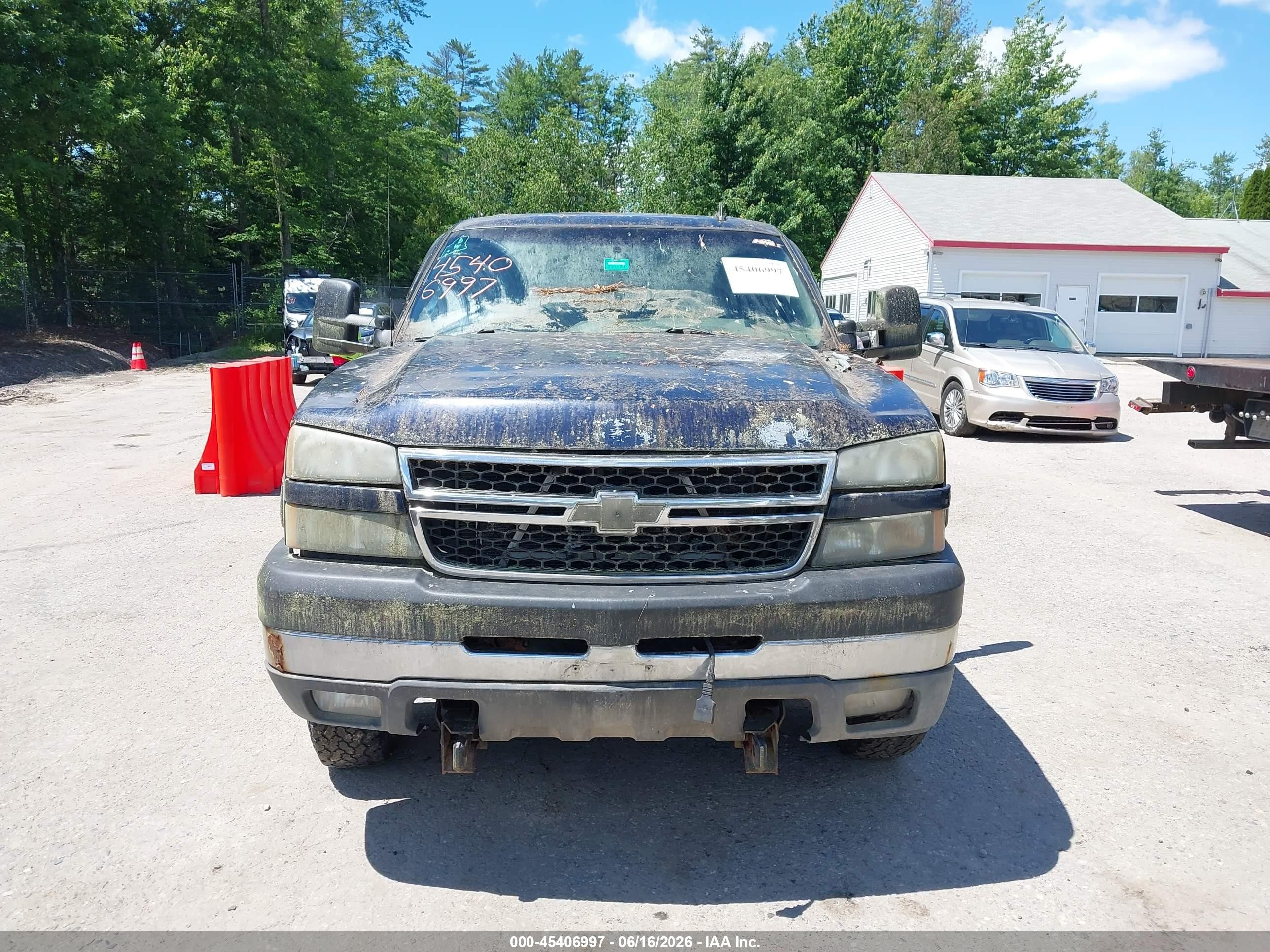 2006 Chevrolet Silverado 2500hd Lt3 Blue vin: 1GCHK23U56F116128