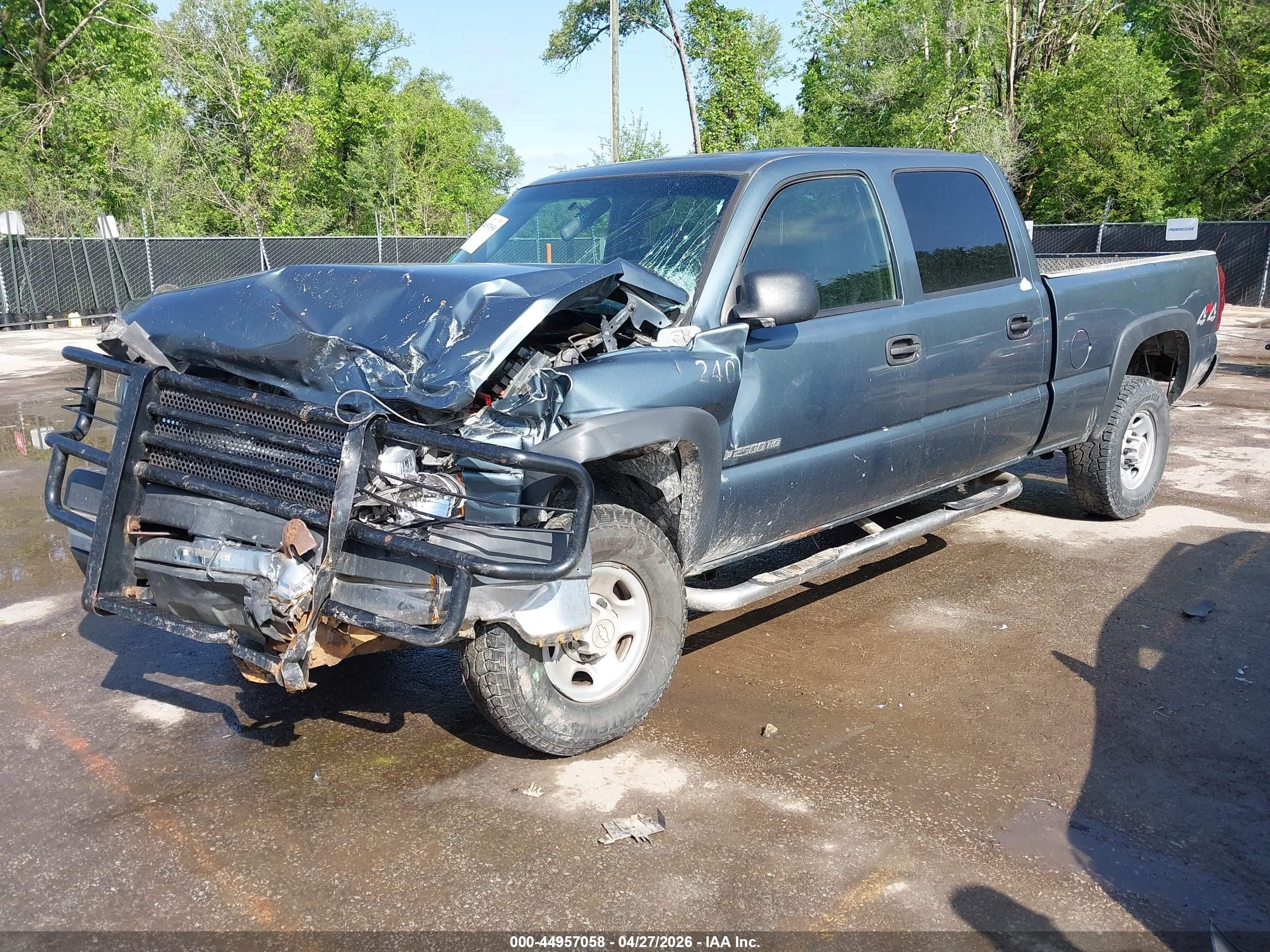 2007 Chevrolet Silverado 2500hd Classic Work Truck Dark Blue vin: 1GCHK23U57F106006
