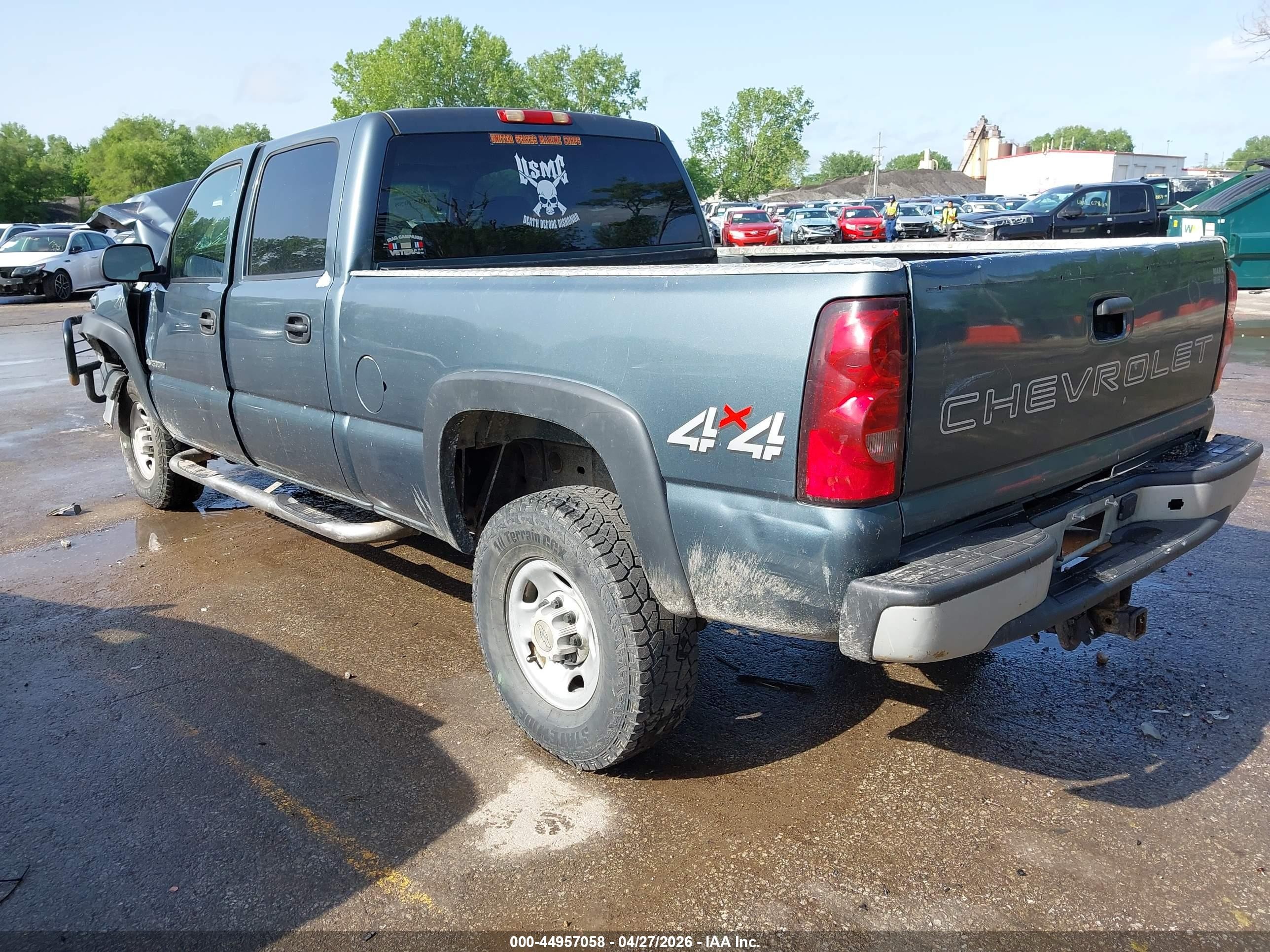 2007 Chevrolet Silverado 2500hd Classic Work Truck Dark Blue vin: 1GCHK23U57F106006