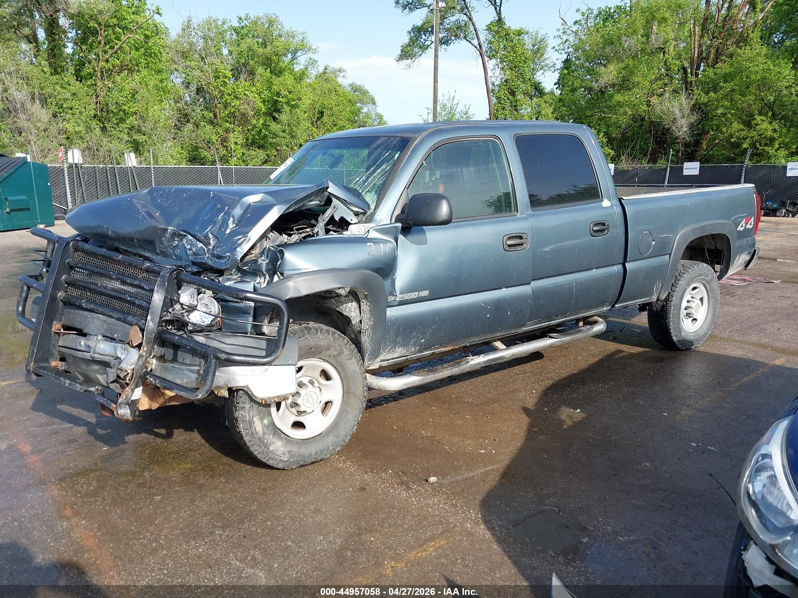 2007 Chevrolet Silverado 2500hd Classic Work Truck Dark Blue vin: 1GCHK23U57F106006