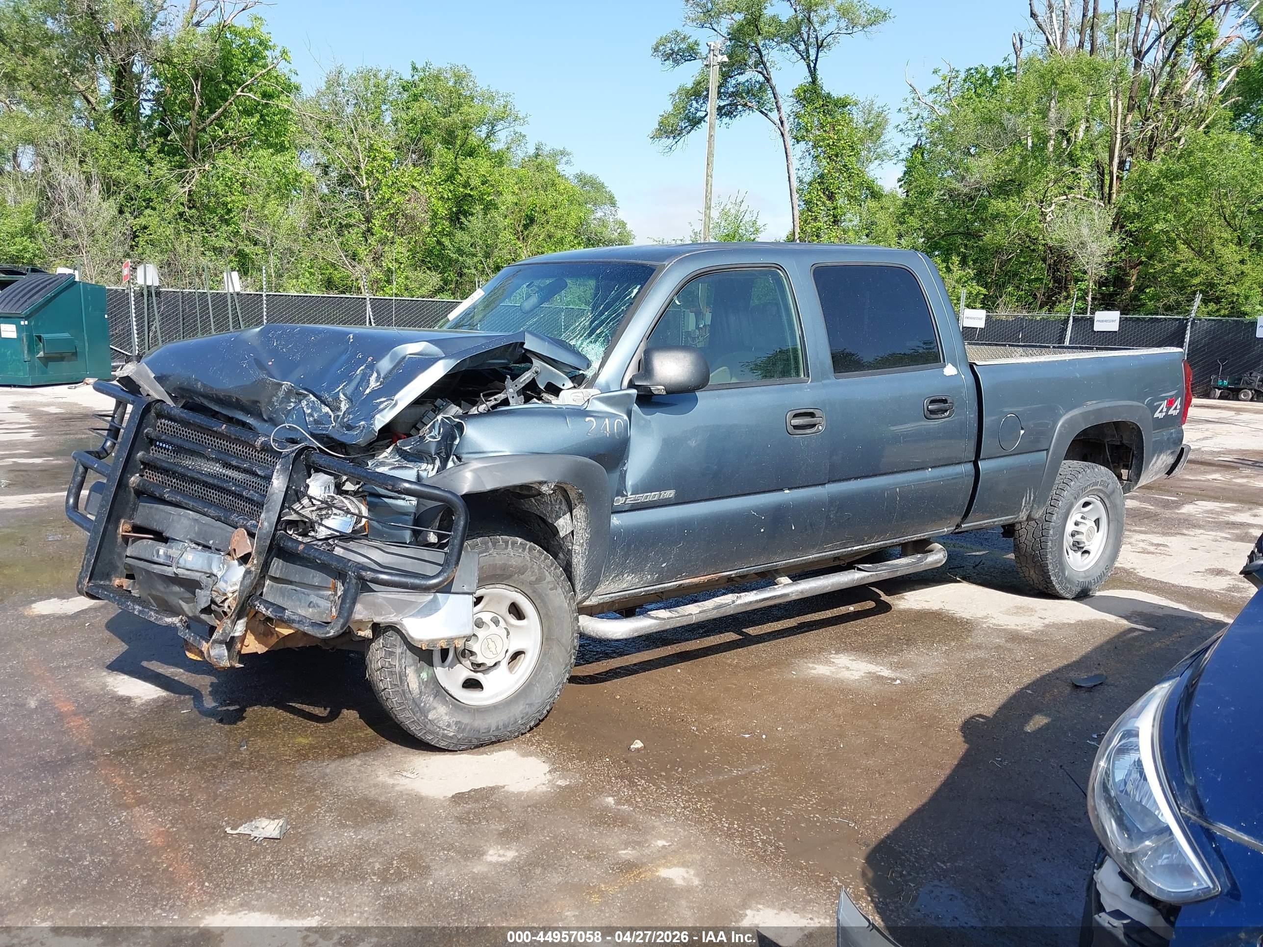 2007 Chevrolet Silverado 2500hd Classic Work Truck Dark Blue vin: 1GCHK23U57F106006