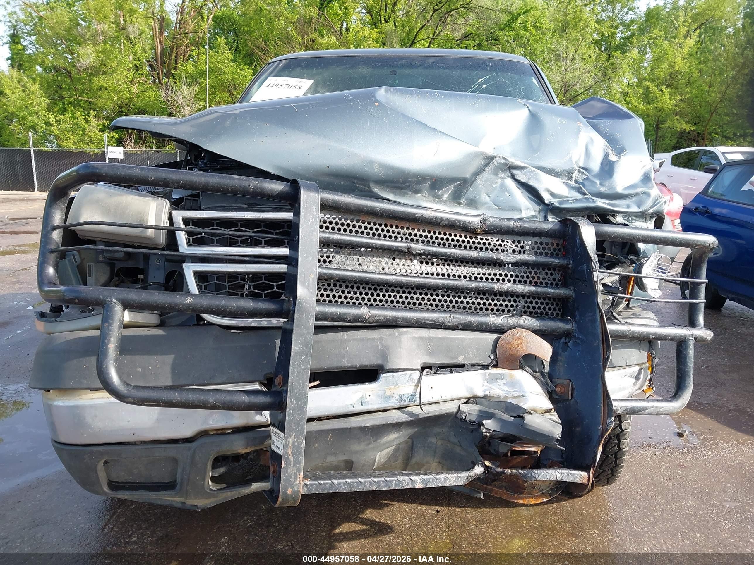 2007 Chevrolet Silverado 2500hd Classic Work Truck Dark Blue vin: 1GCHK23U57F106006