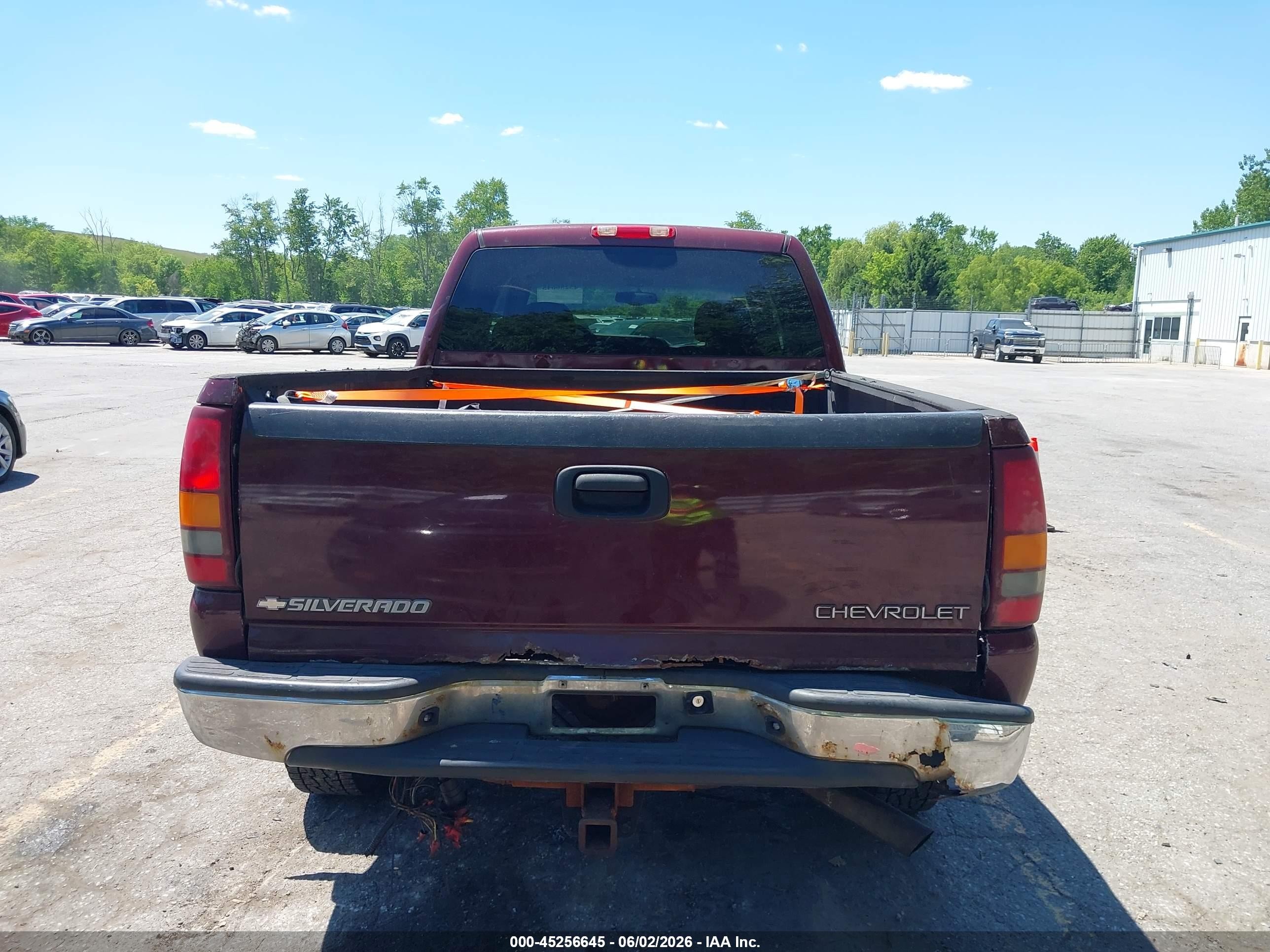 2002 Chevrolet Silverado 2500hd Ls Maroon vin: 1GCHK23U62F234120