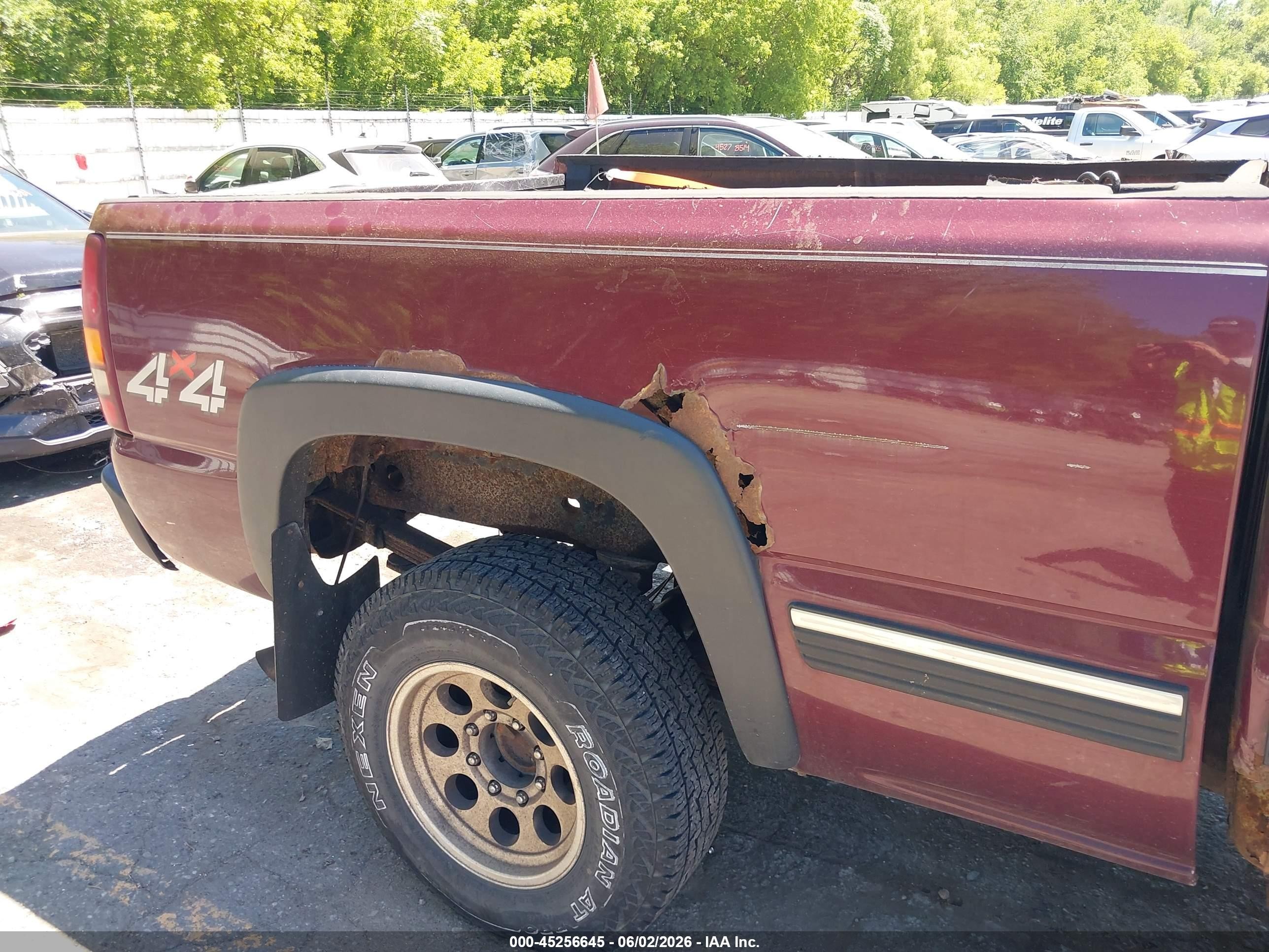 2002 Chevrolet Silverado 2500hd Ls Maroon vin: 1GCHK23U62F234120