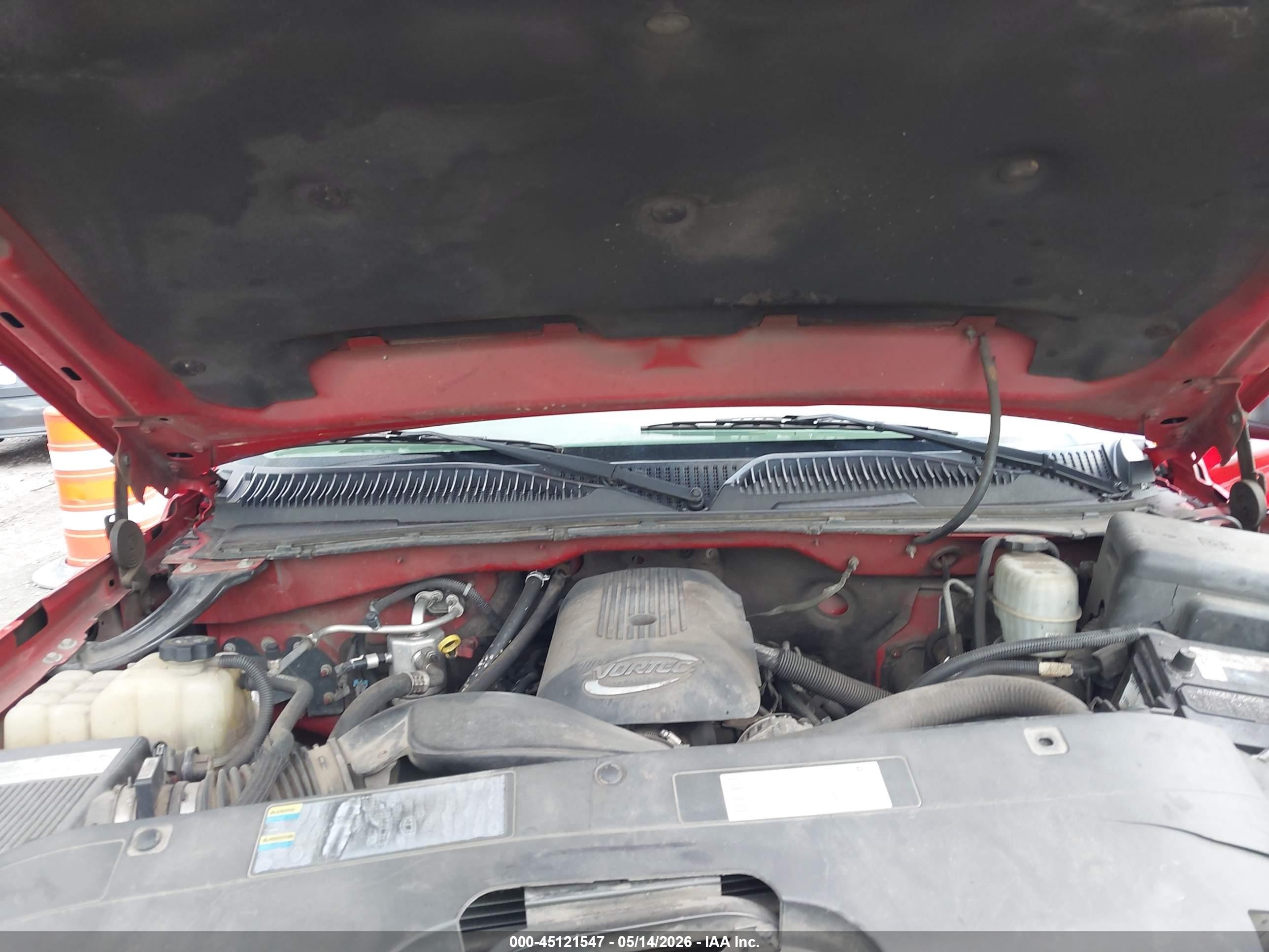 2006 Chevrolet Silverado 2500hd Lt1 Red vin: 1GCHK23U66F166052