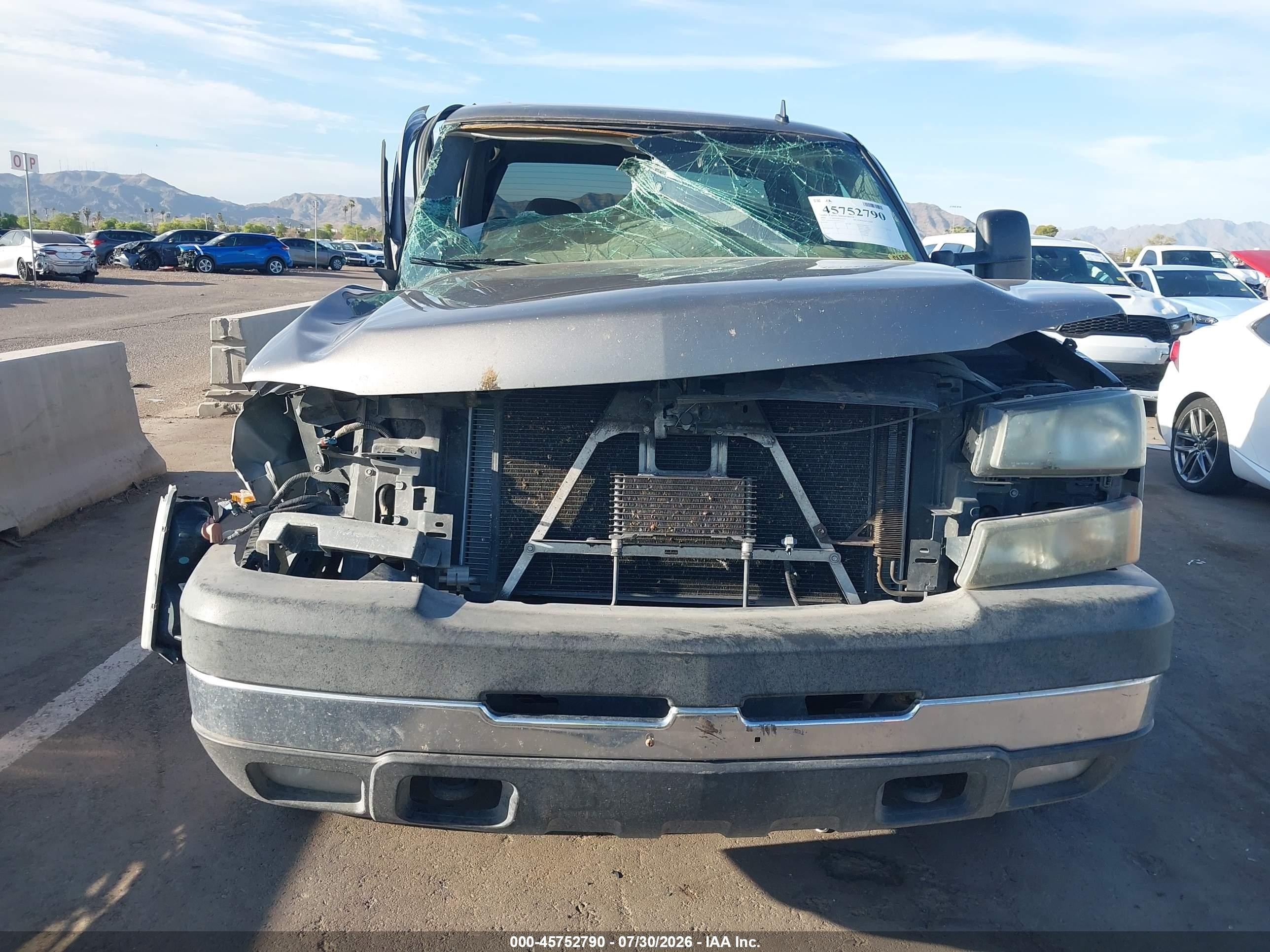 2006 Chevrolet Silverado 2500hd Lt1 Gray vin: 1GCHK23U66F172773