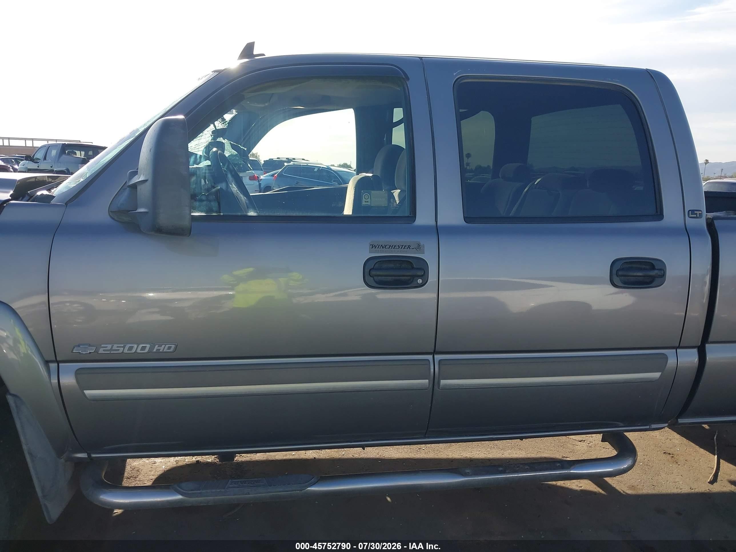 2006 Chevrolet Silverado 2500hd Lt1 Gray vin: 1GCHK23U66F172773