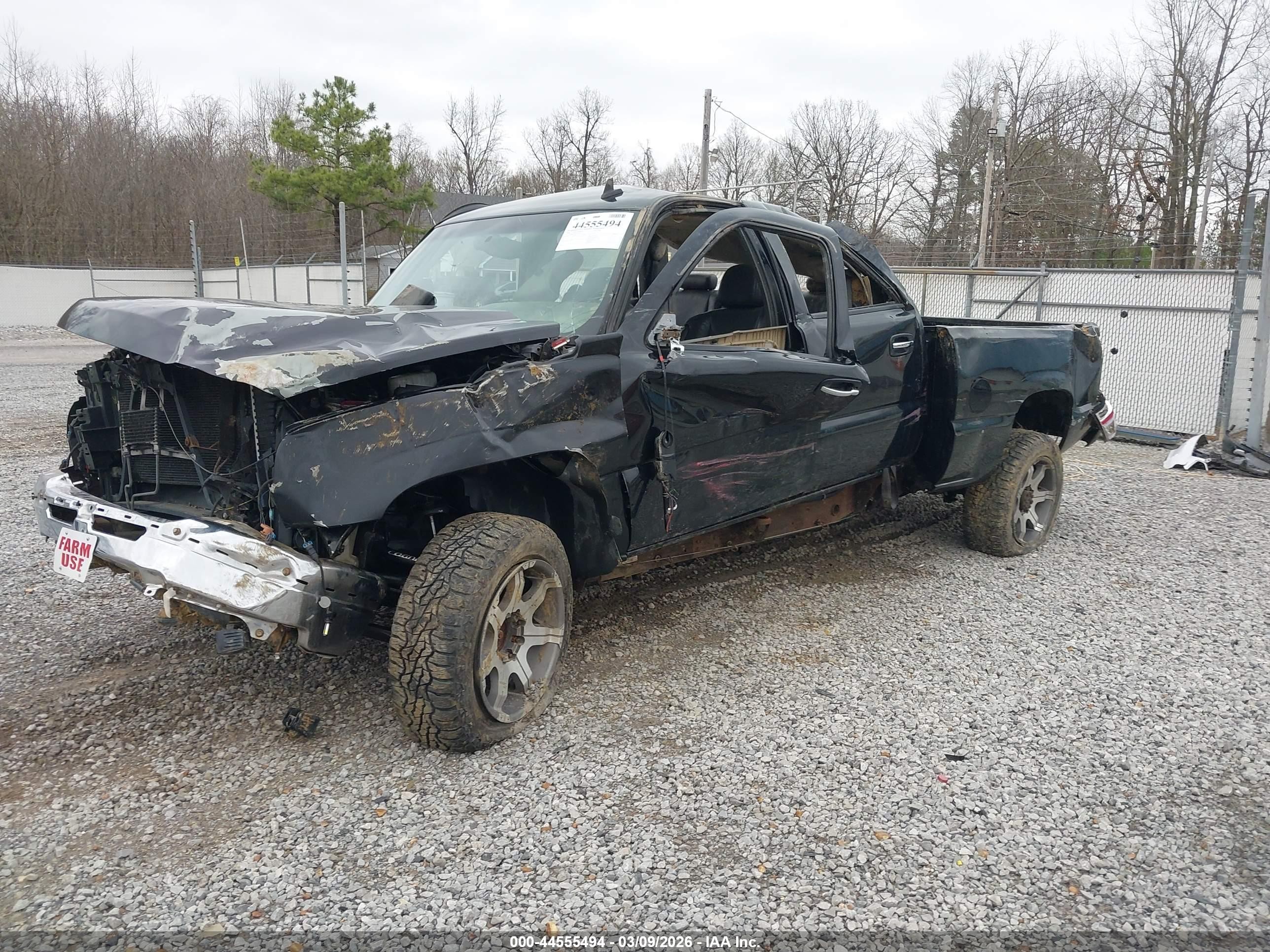 2006 Chevrolet Silverado 2500hd Lt3 Black vin: 1GCHK23U66F257435
