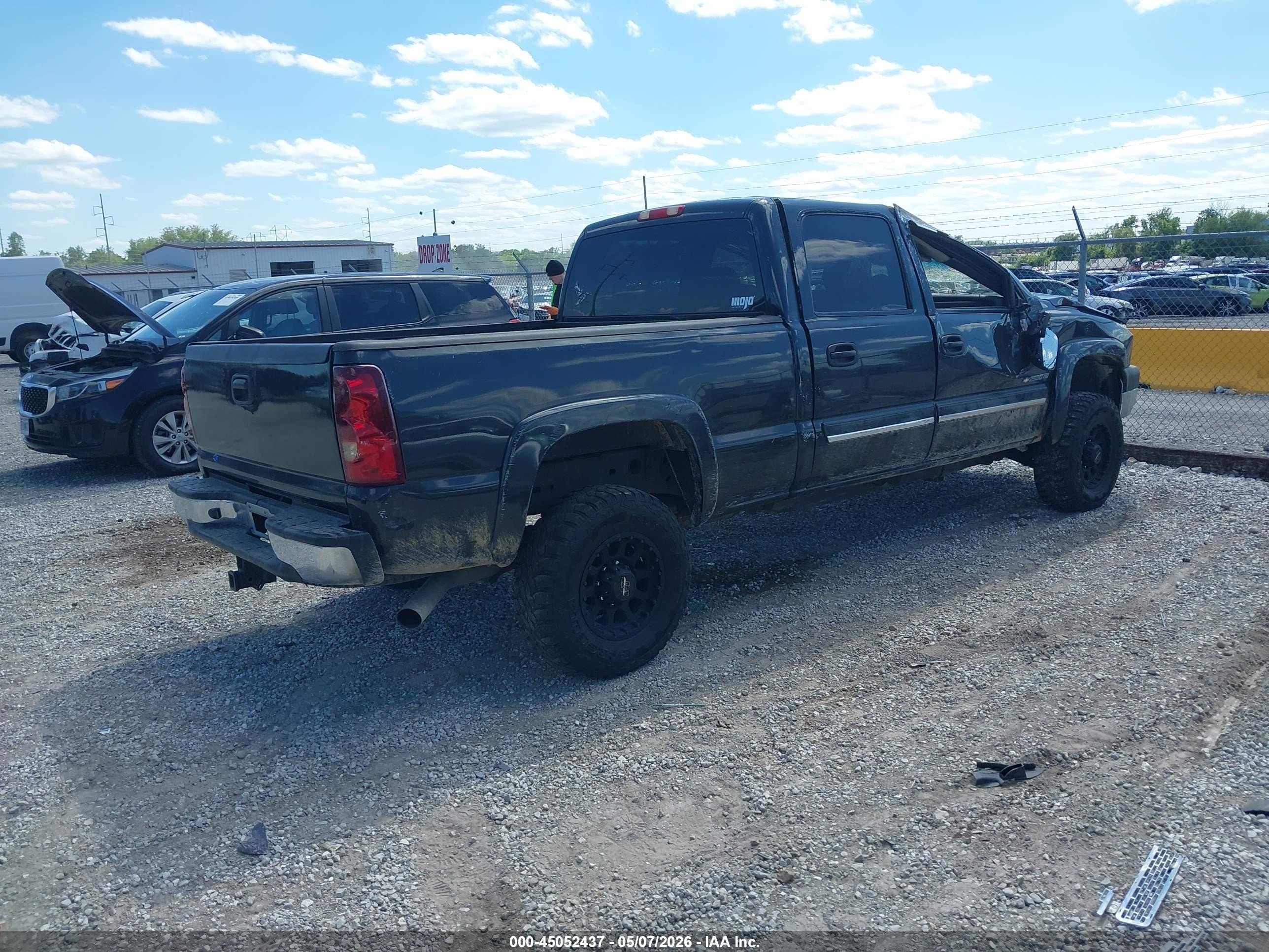 2003 Chevrolet Silverado 2500hd Ls Black vin: 1GCHK23U73F156142