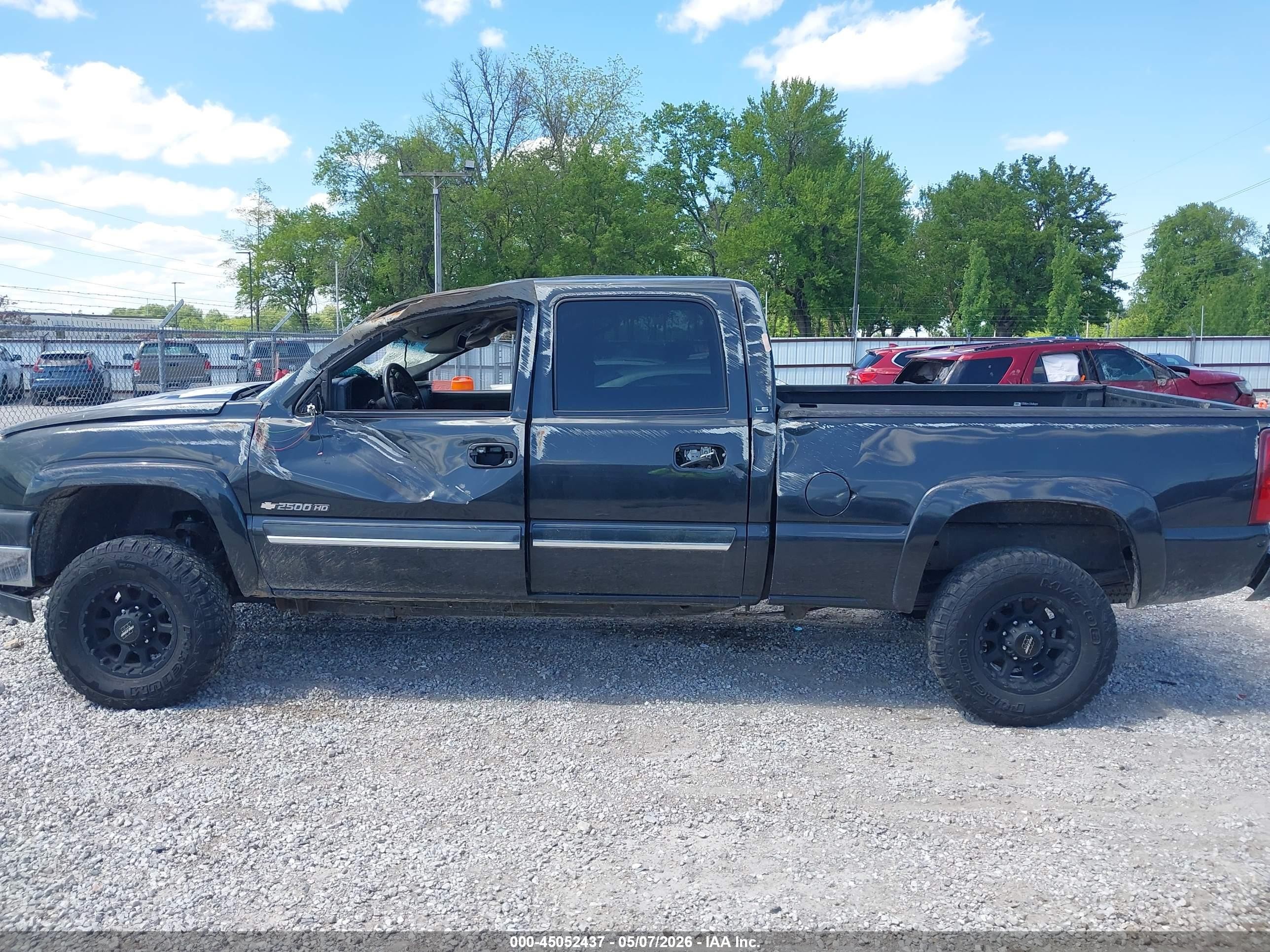 2003 Chevrolet Silverado 2500hd Ls Black vin: 1GCHK23U73F156142