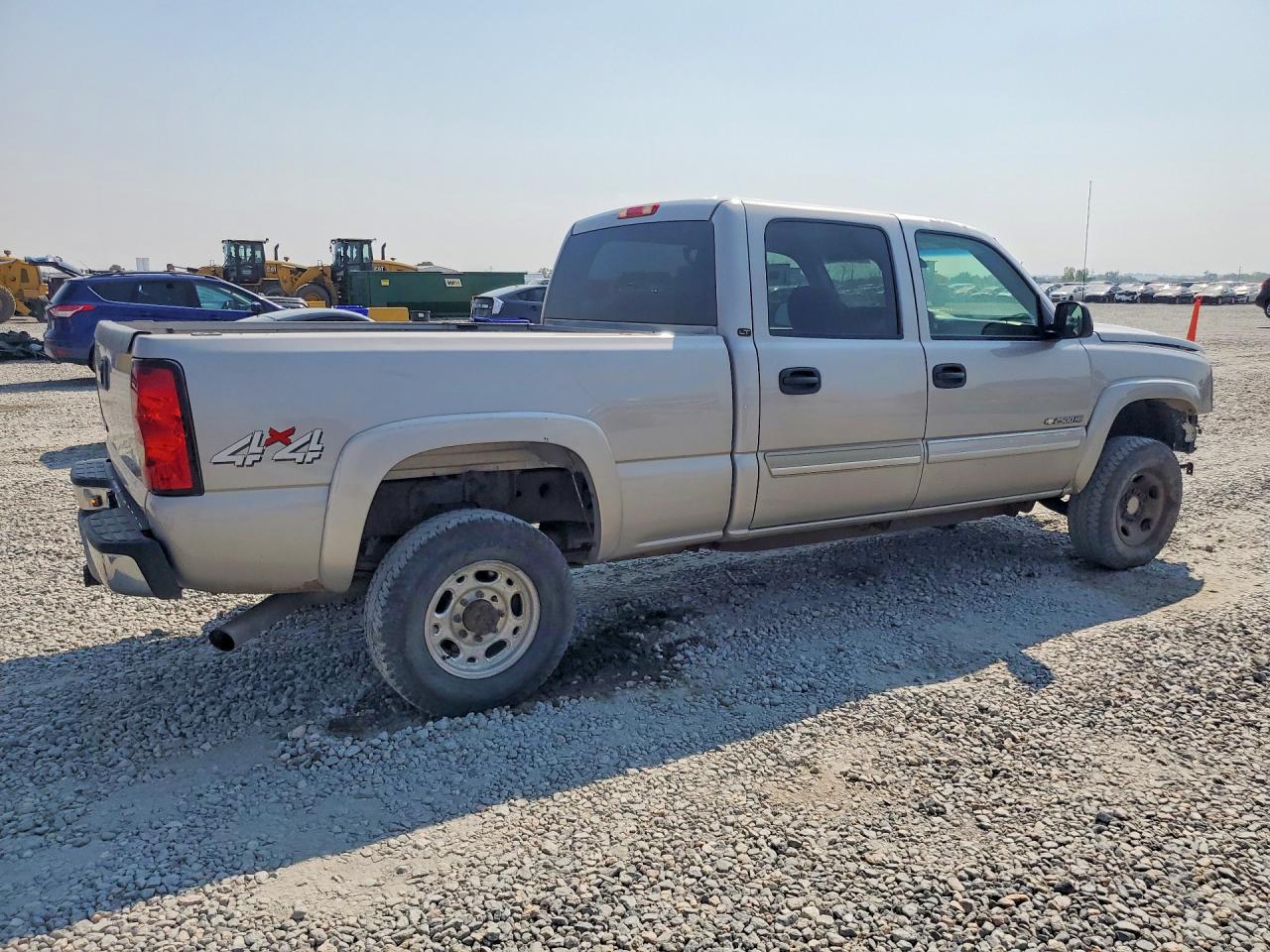 2006 Chevrolet Silverado K2500 Heavy Duty Silver vin: 1GCHK23U76F135635