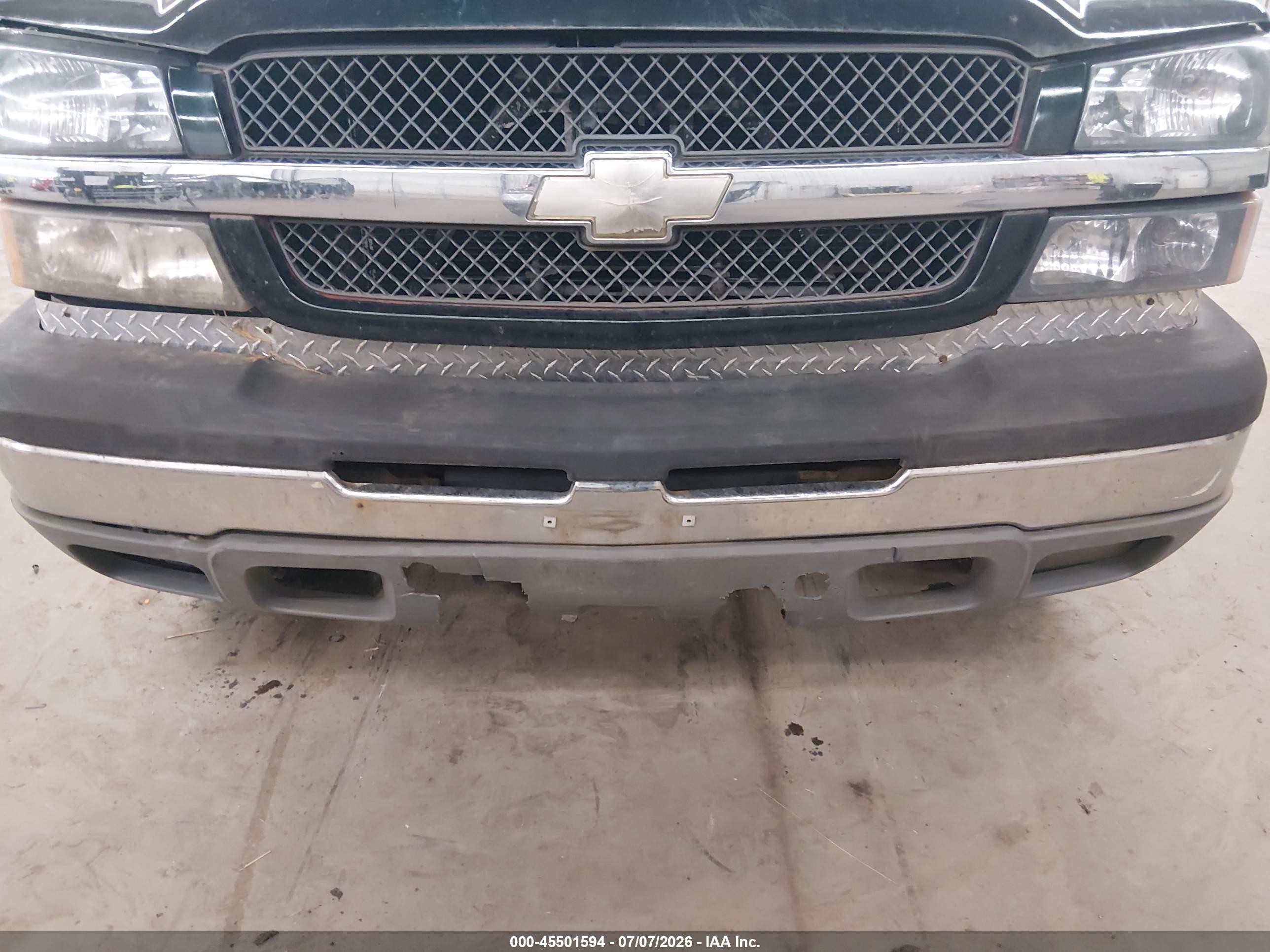 2003 Chevrolet Silverado 2500hd Ls Green vin: 1GCHK23U83F190977