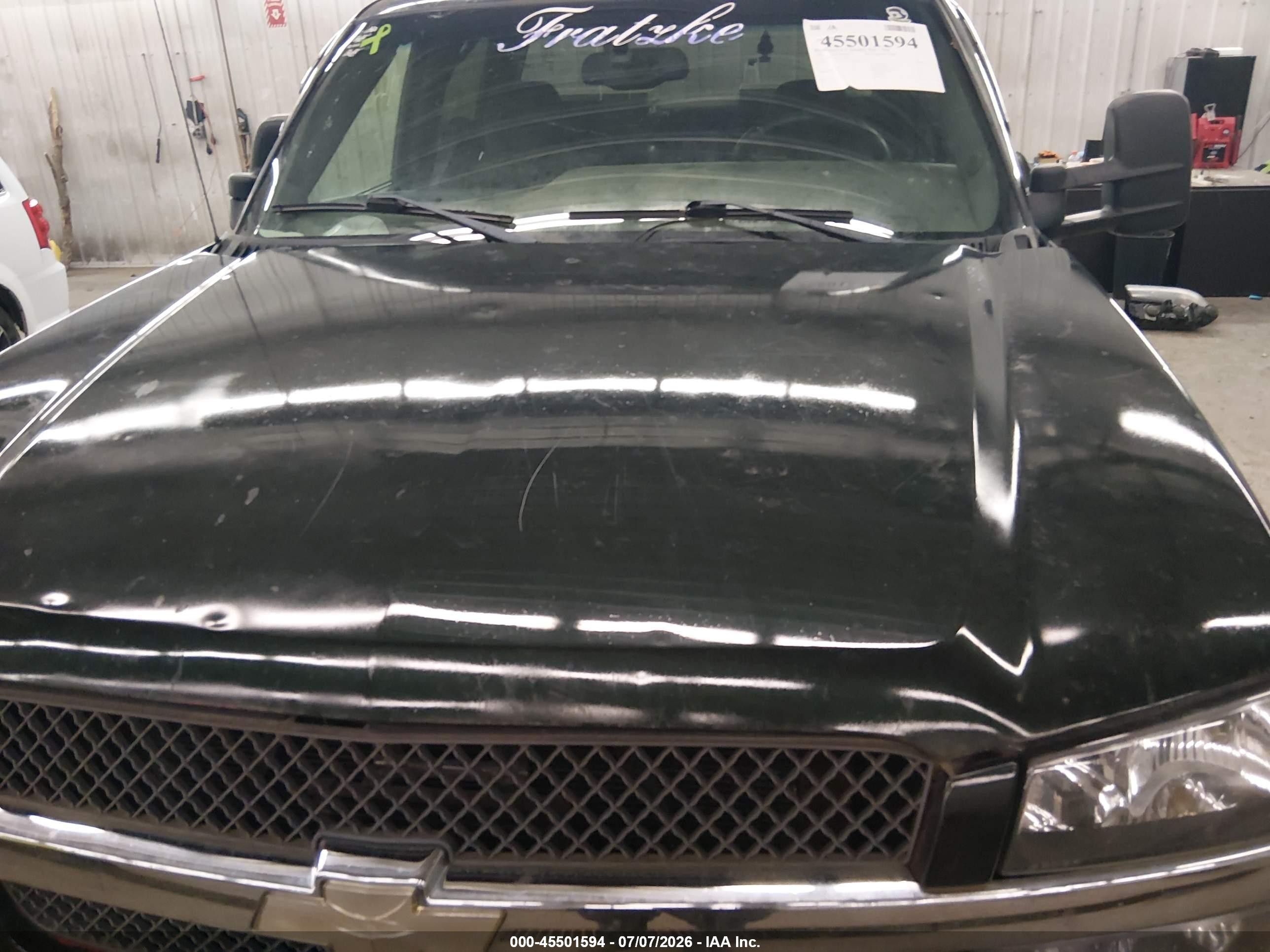 2003 Chevrolet Silverado 2500hd Ls Green vin: 1GCHK23U83F190977