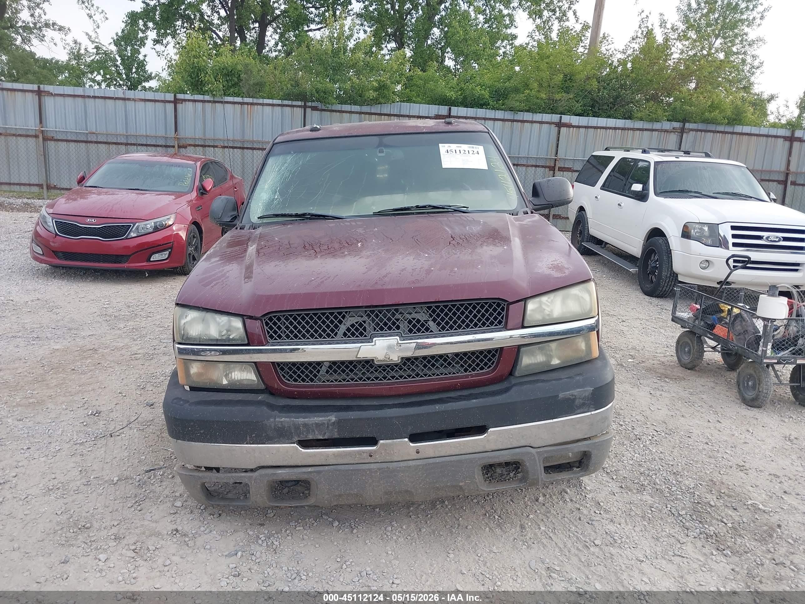 2003 Chevrolet Silverado 2500hd Lt Бордовый vin: 1GCHK23U83F198402