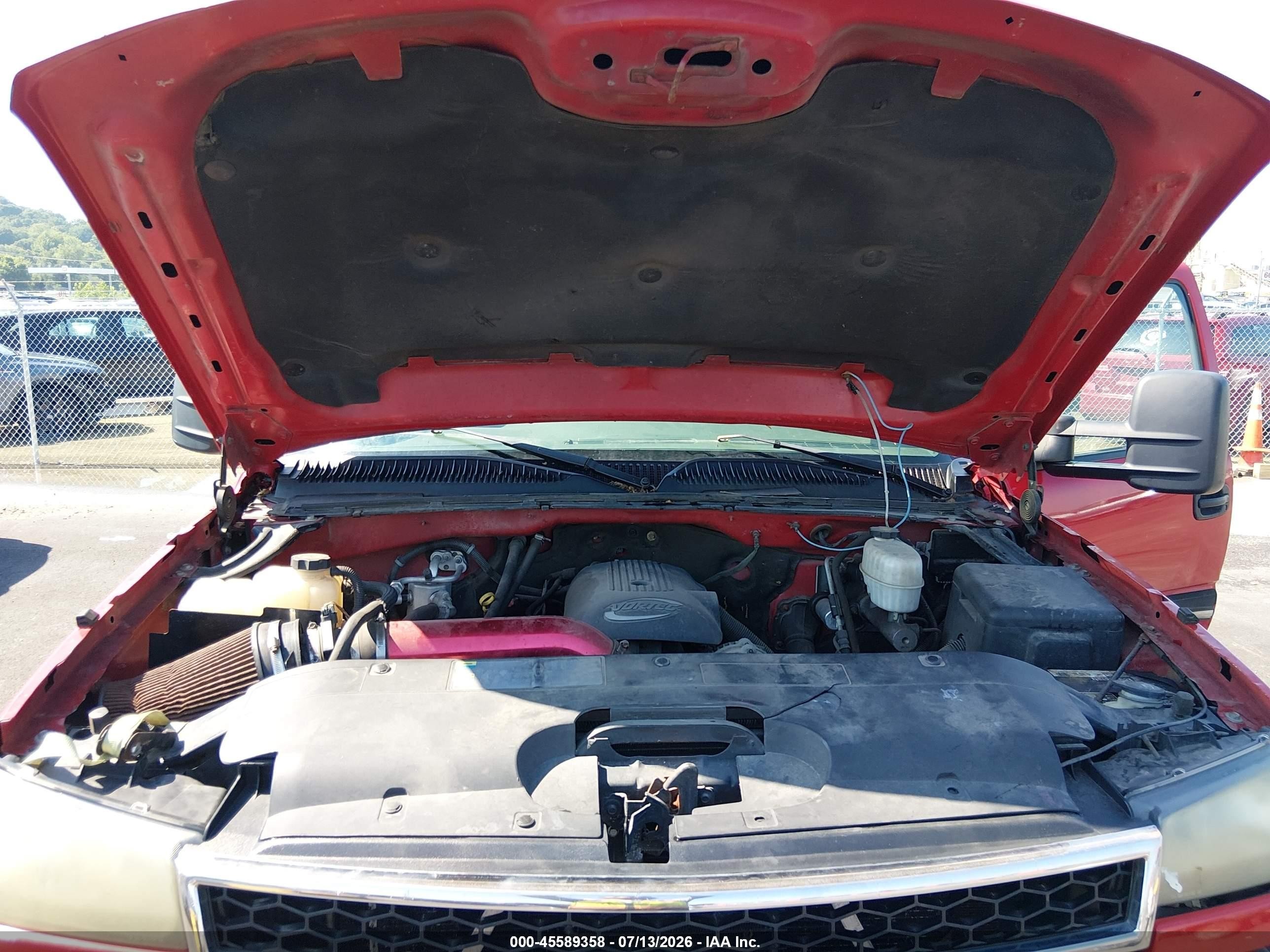 2006 Chevrolet Silverado 2500hd Lt2 Red vin: 1GCHK23U86F185234